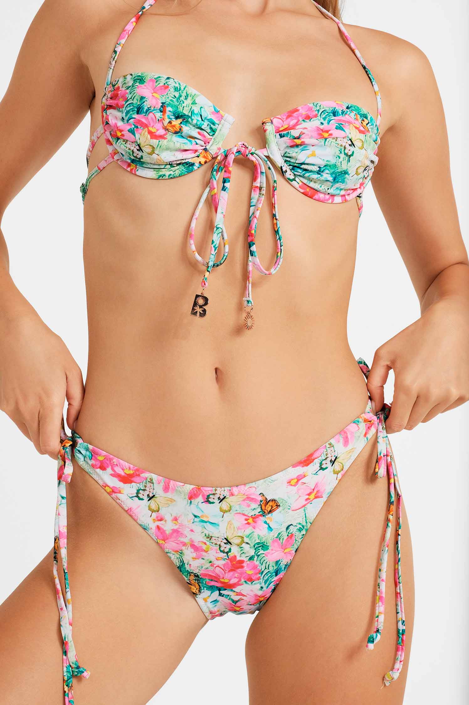 Zayin Strappy Ruched Underwire Top / Fairy Tale FINAL SALE