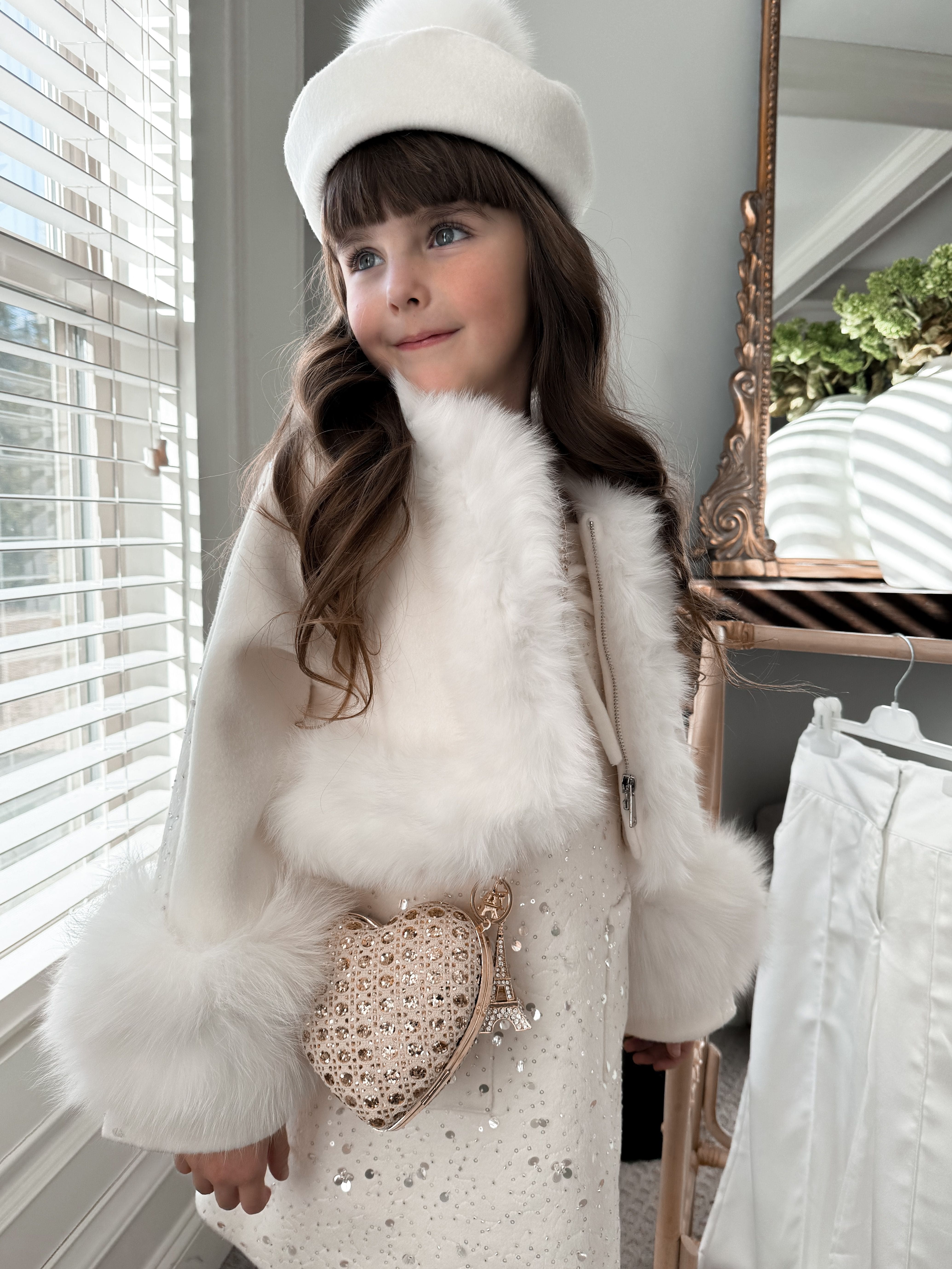 Marshmallow Wool Coat - Petite Maison Kids