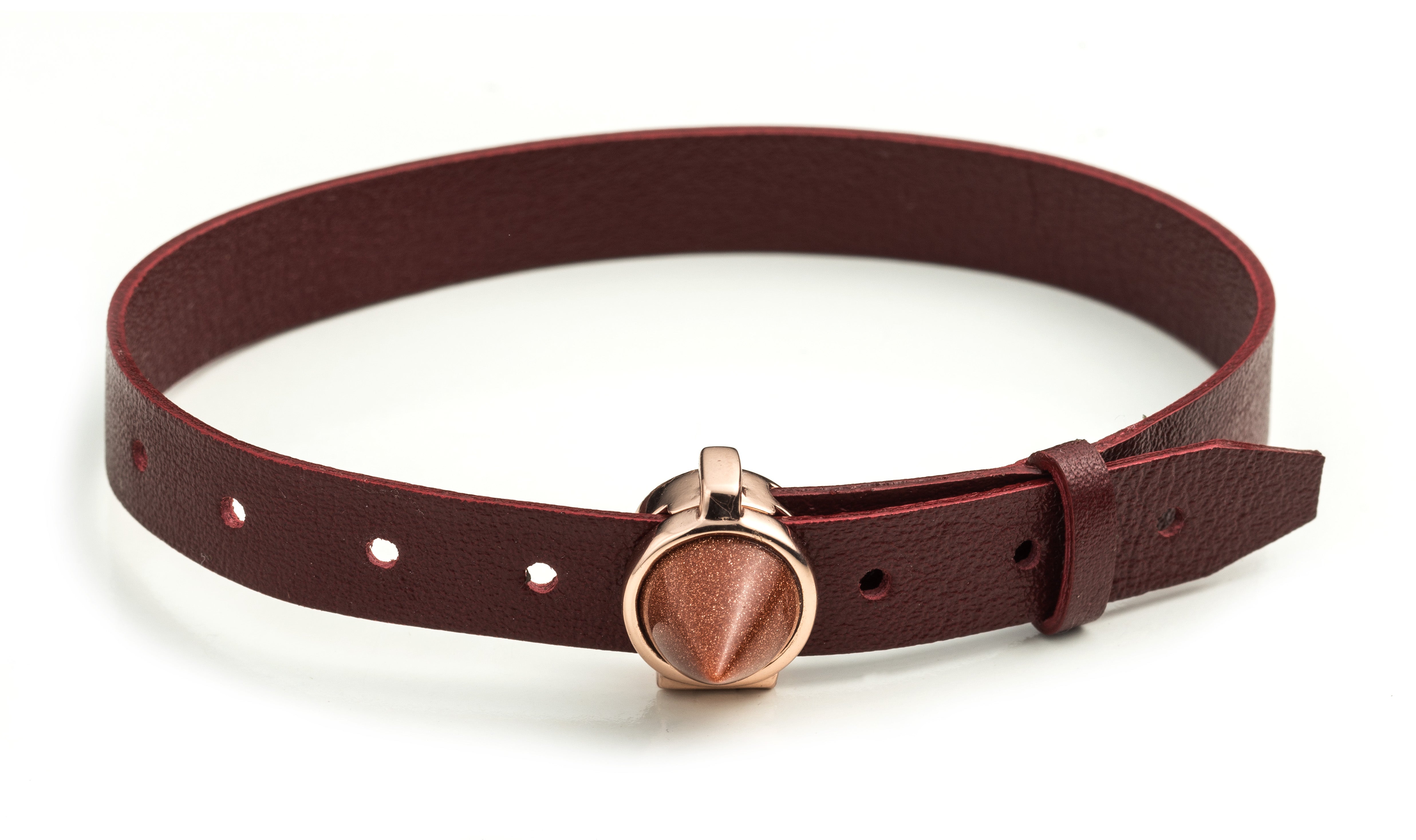 Strap With Inlaid Concical Closure Bracelet