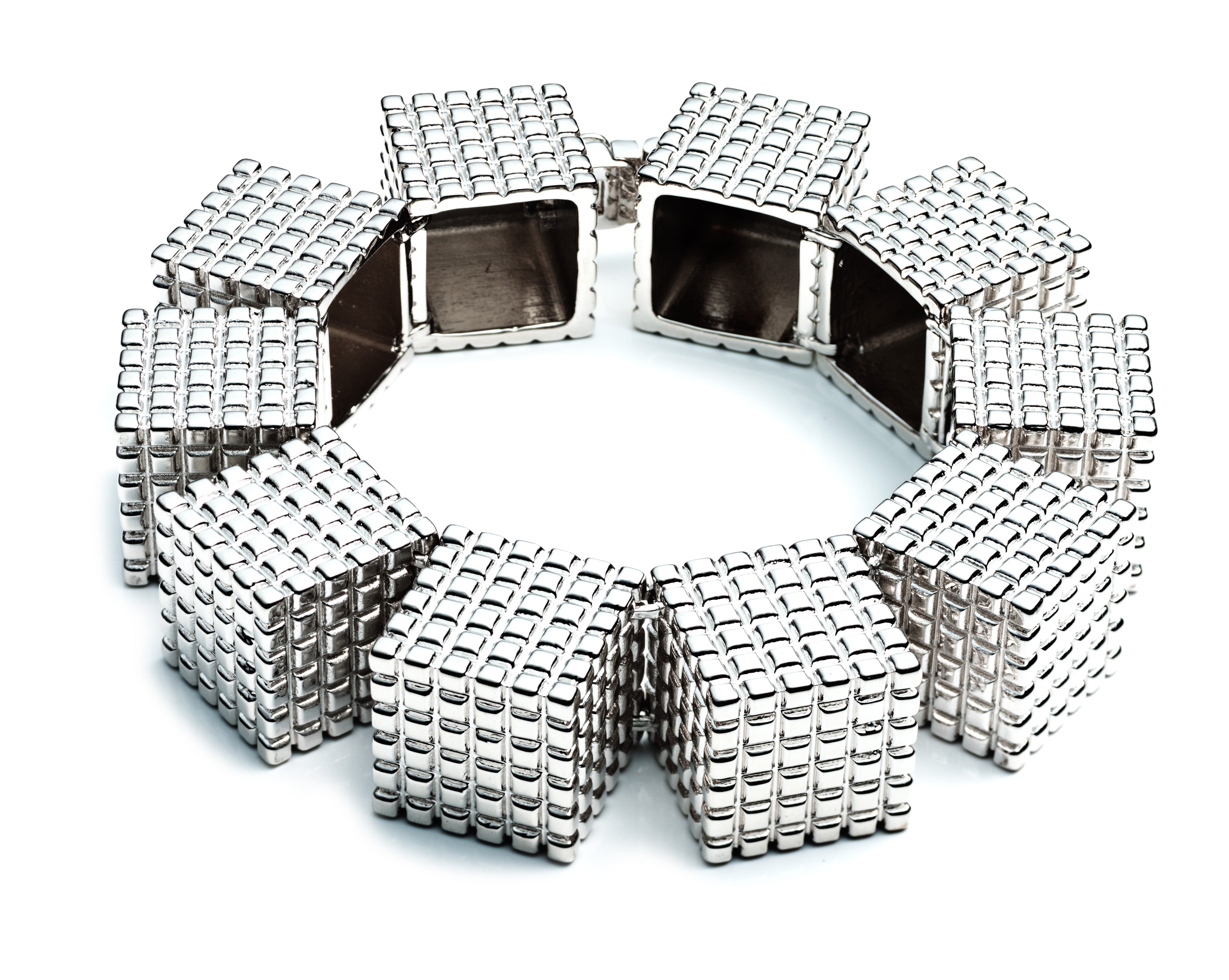 Gridline Cube Bracelet