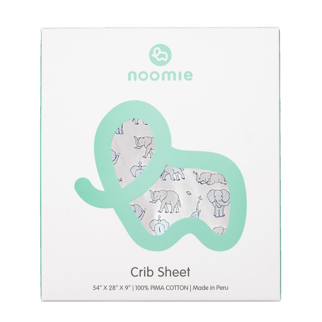 Crib Sheet Elephants