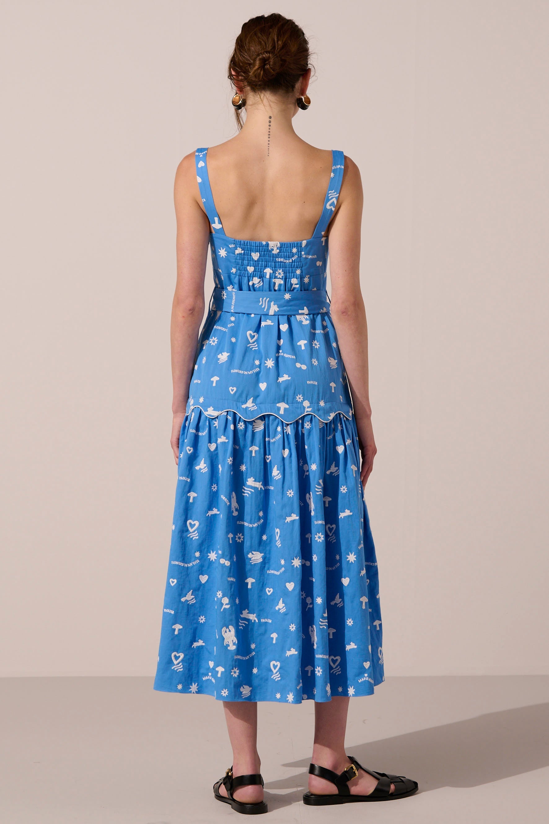 Image of product named blue lobster emma dress by Paolita London
