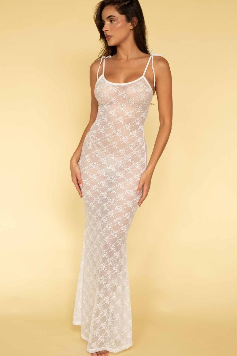 Bows Lace Sheeth Dress