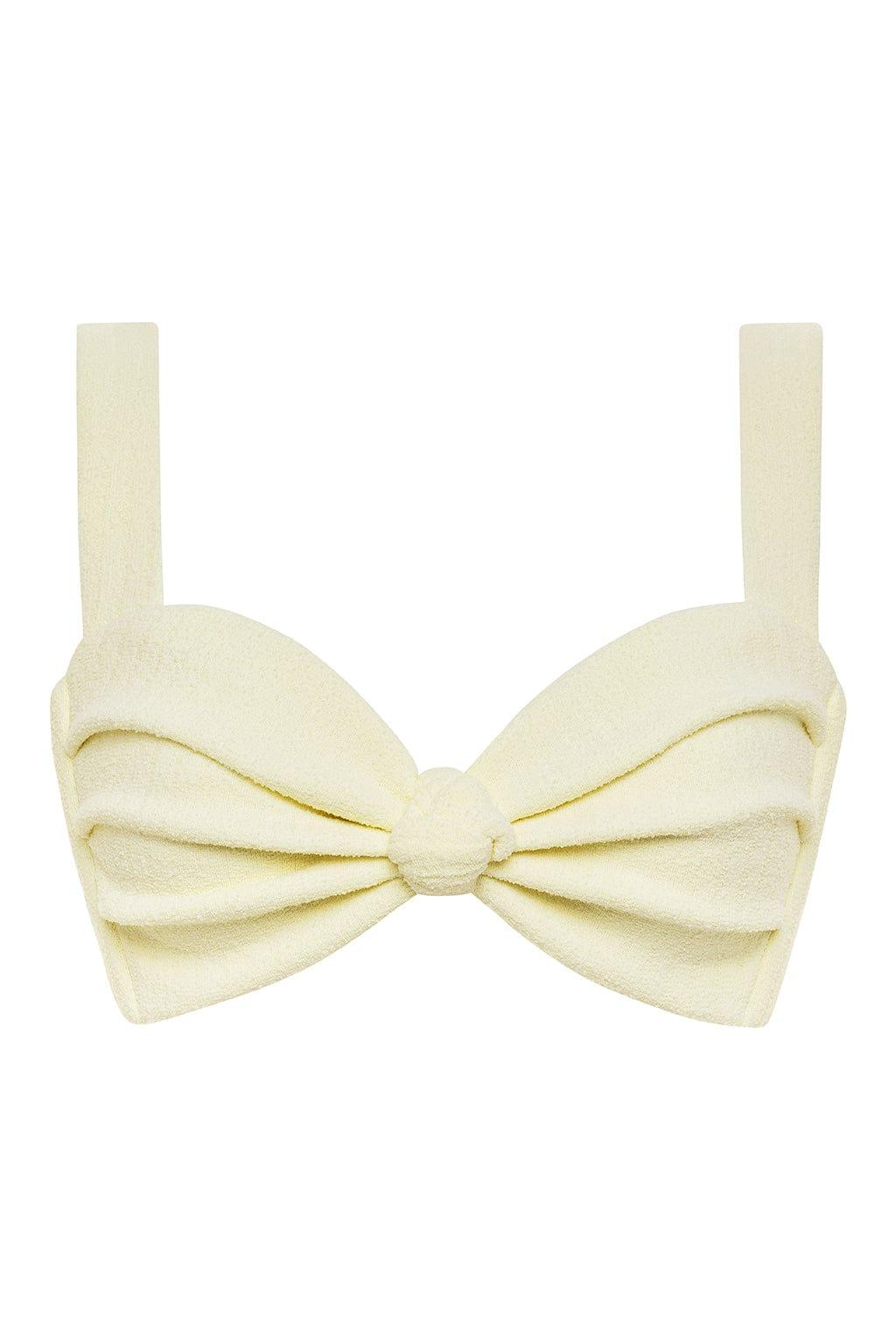 Buttercream Rib Hayden Bikini Top
