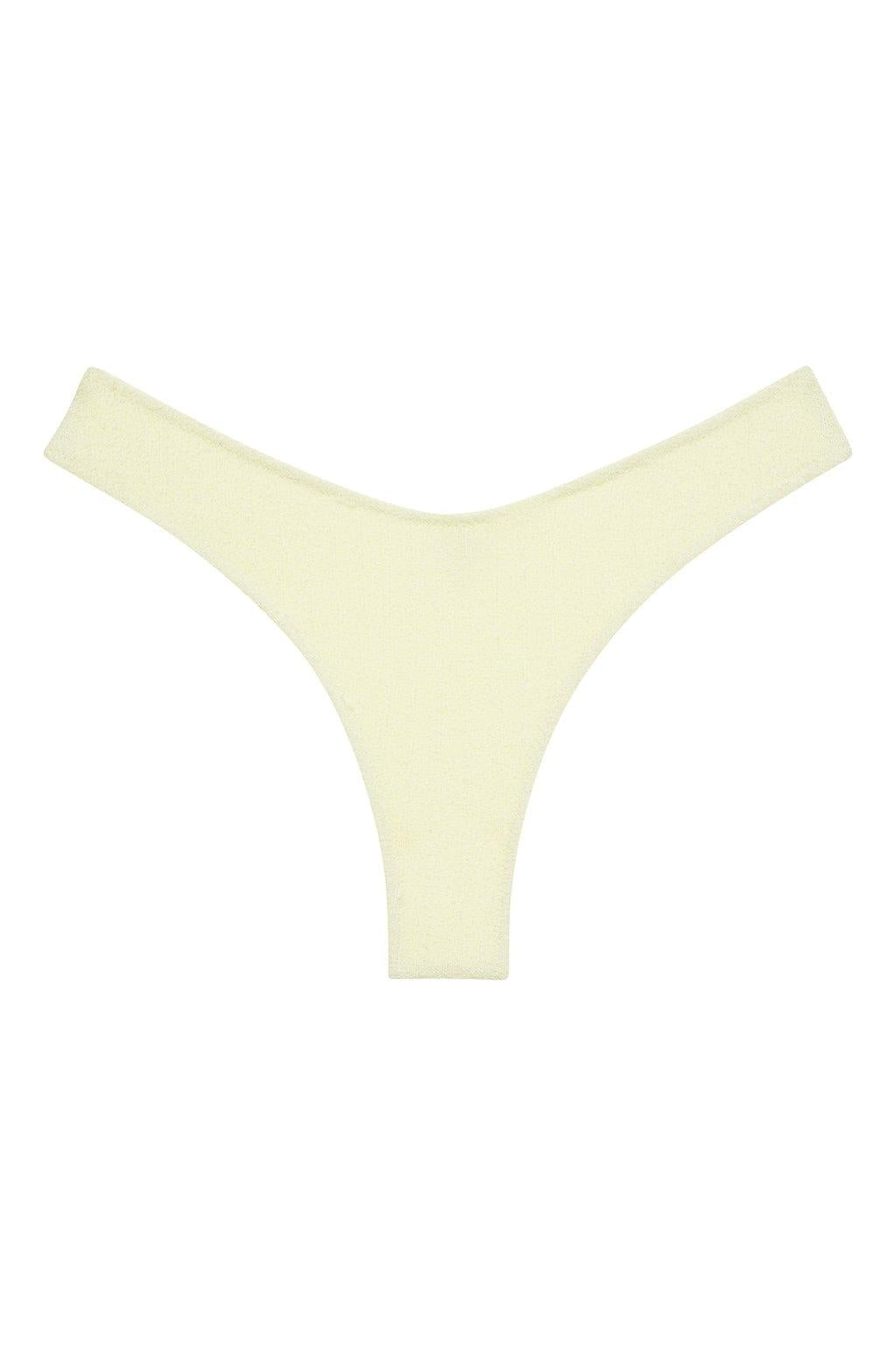 Buttercream Rib Lulu (Zig-Zag Stitch) Bikini Bottom