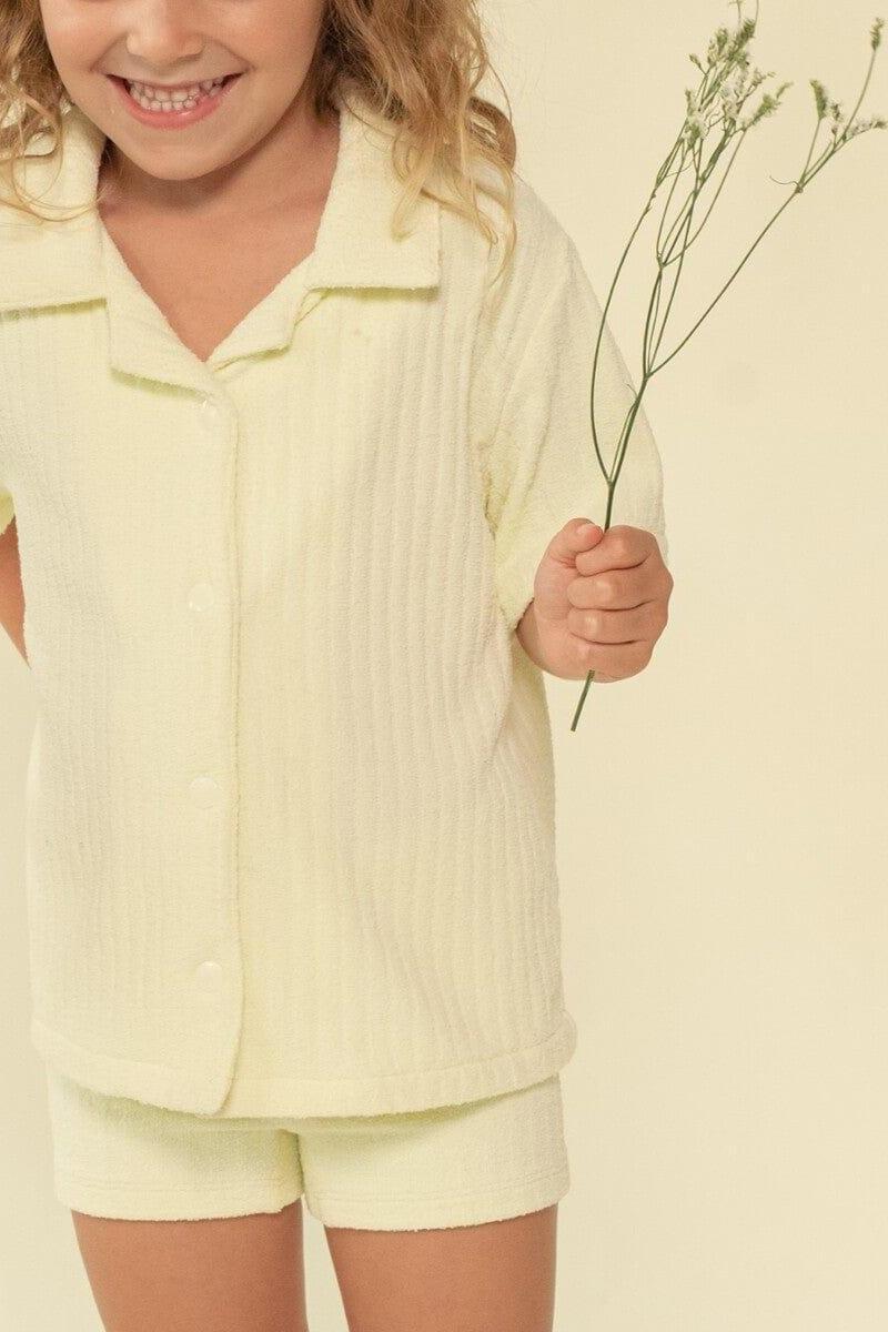 Buttercream Rib Mini Bike Short