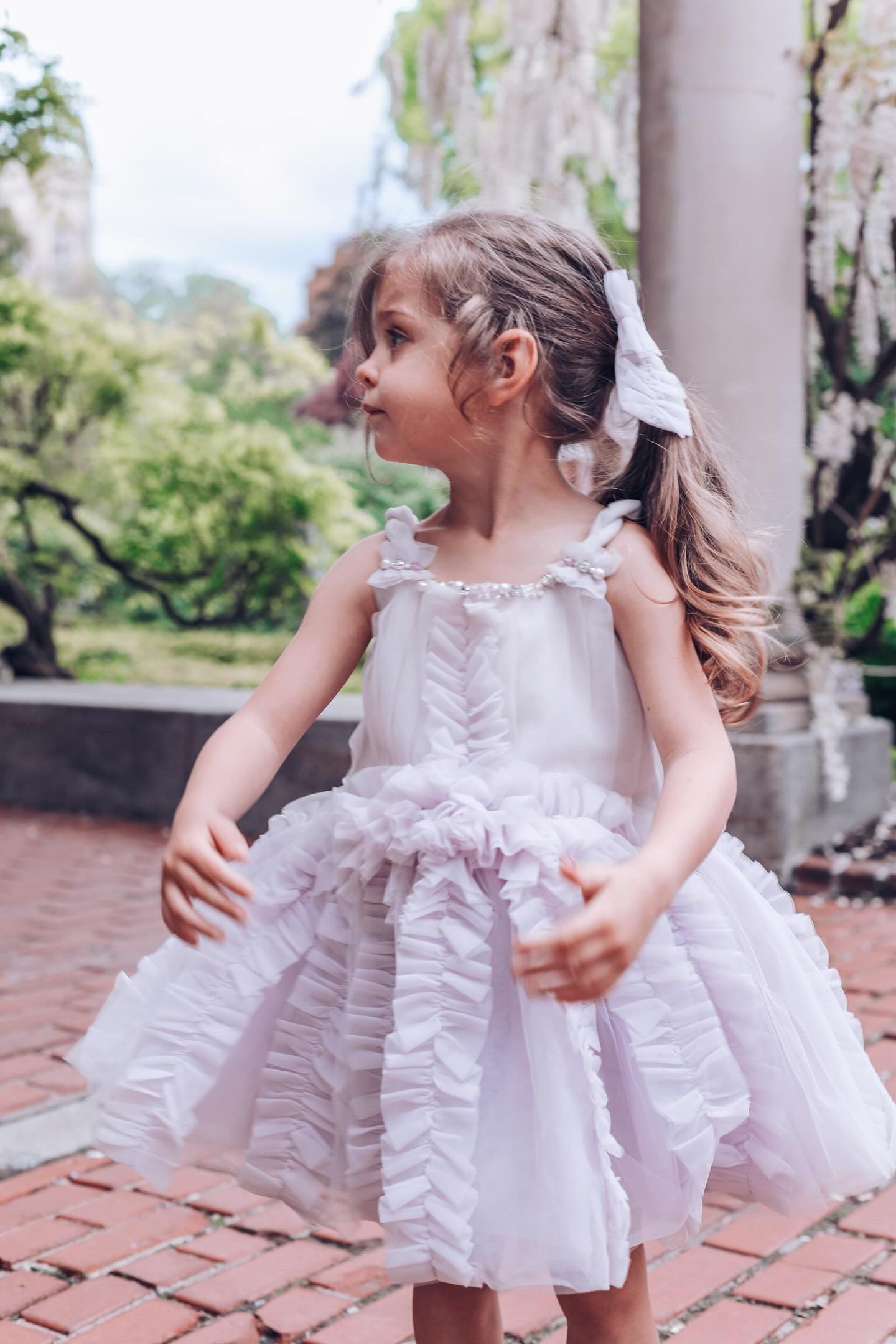 Ariel Lavender Tulle Dress - Petite Maison Kids