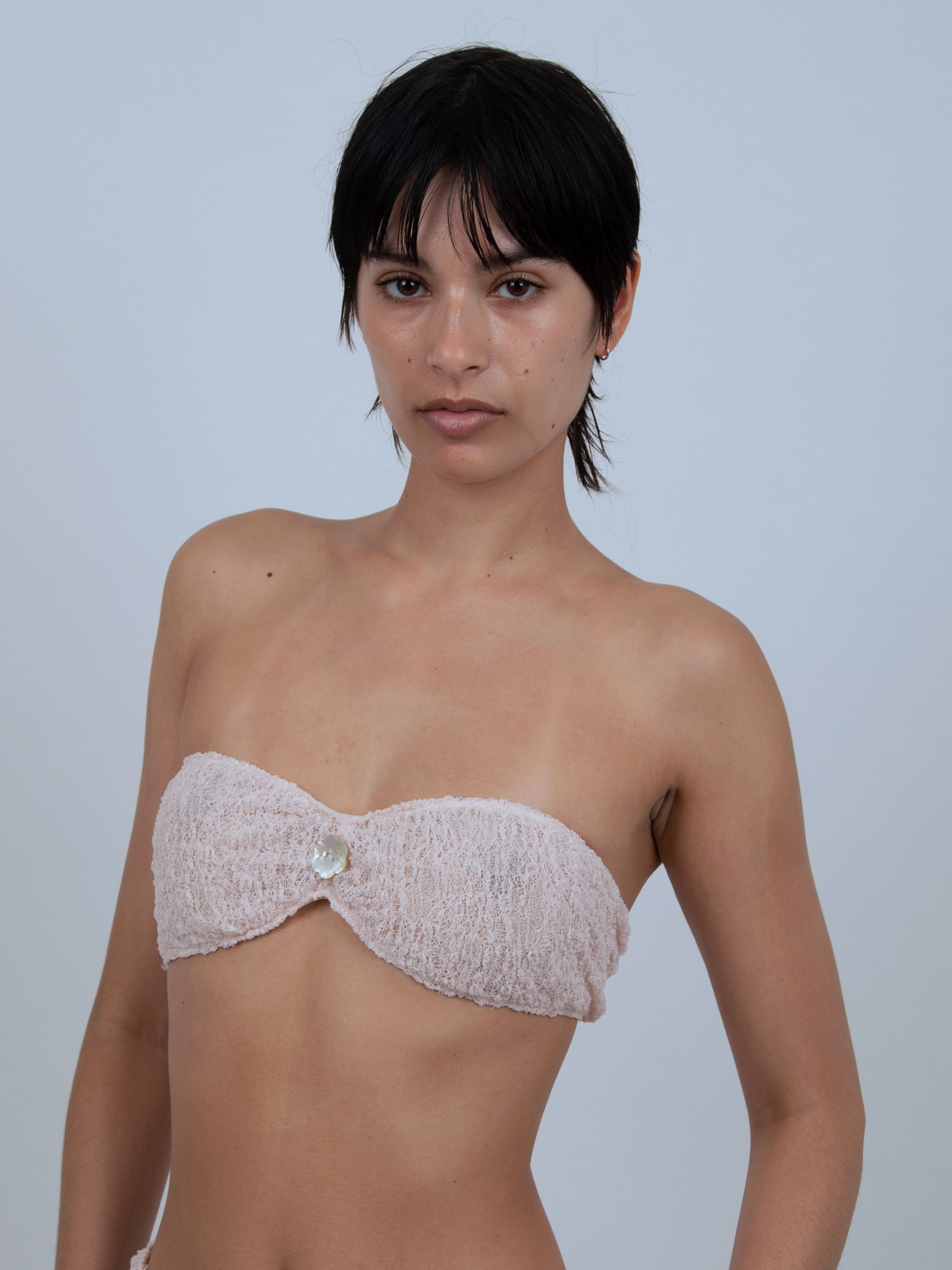 LACE TINY TANK IN PIGGY PINK