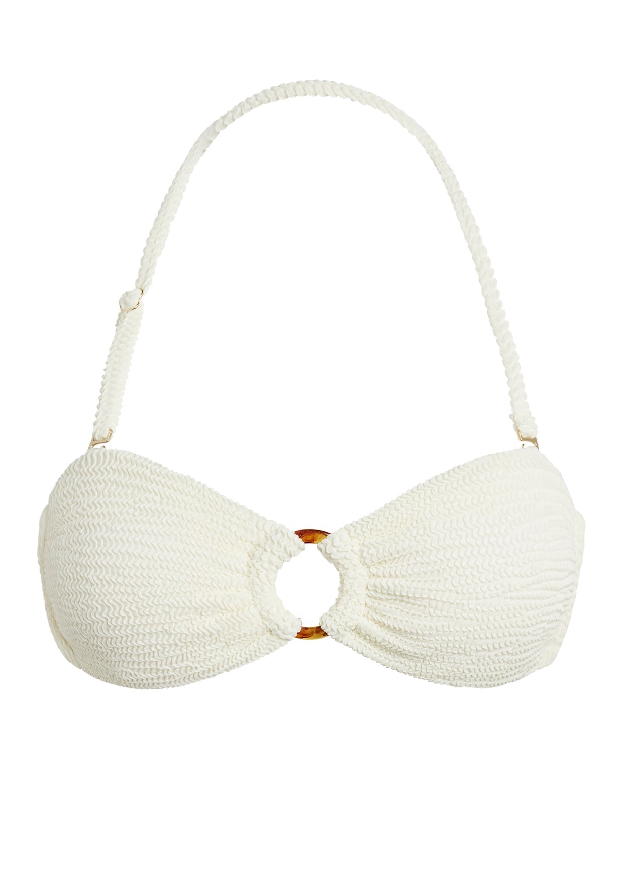 Costa Rica Top - Ivory Crinkle