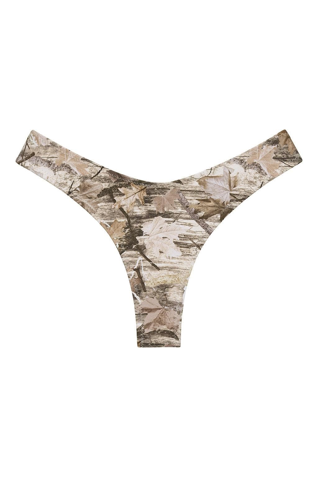 Camo Added Coverage Lulu (Zig-Zag Stitch) Bikini Bottom