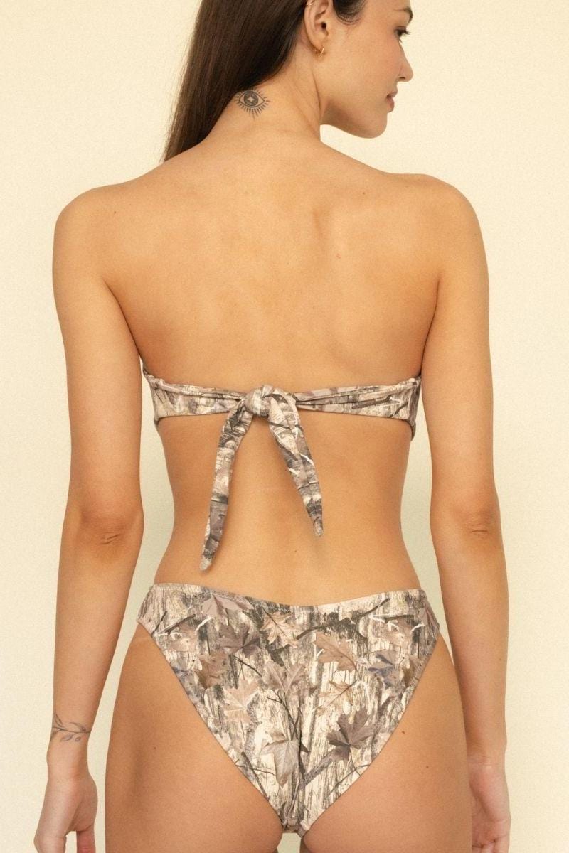 Camo Added Coverage Lulu (Zig-Zag Stitch) Bikini Bottom