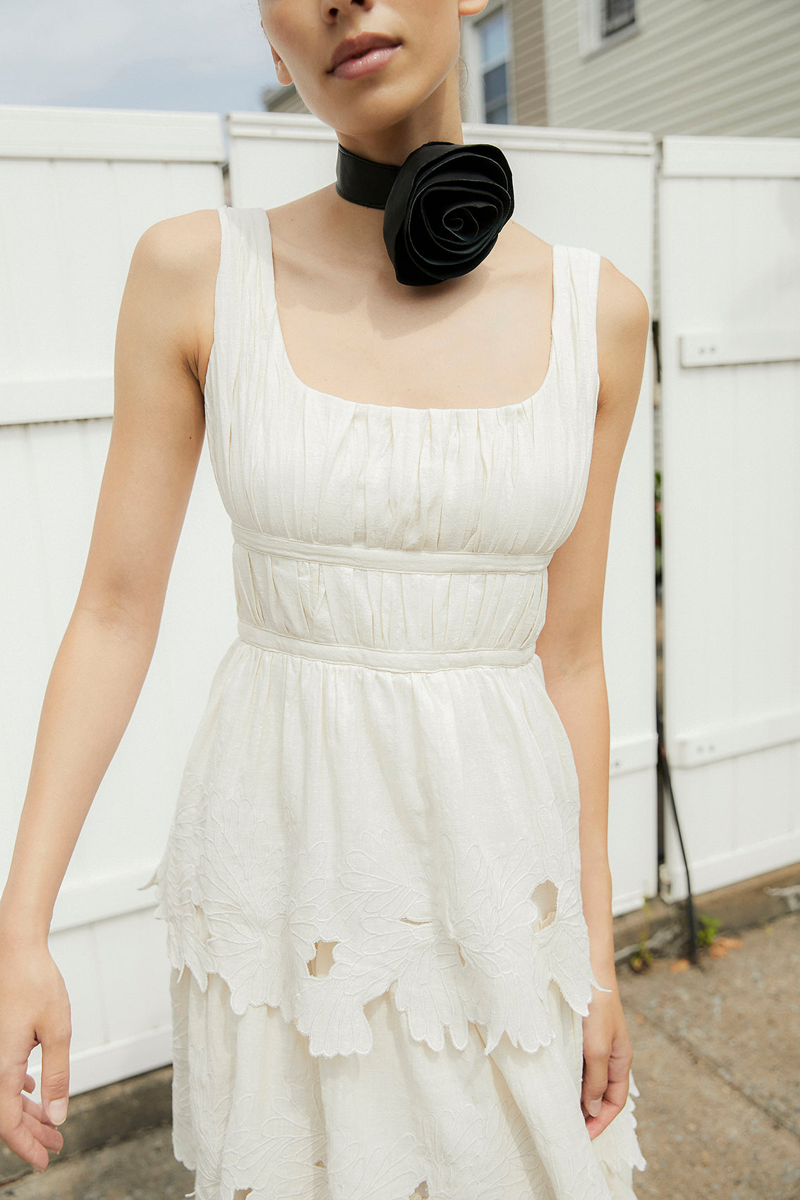 Magnolia Maxi Embroidered Dress