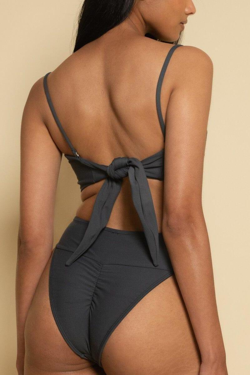 Charcoal Tamarindo Binded Bikini Bottom