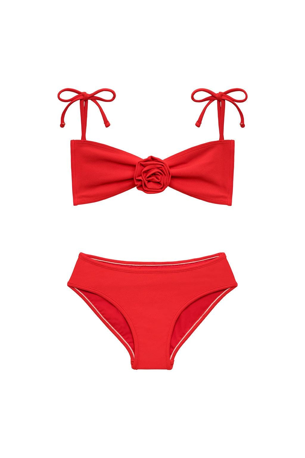 Cherry Mini Rosa Top x Lulu Bikini Set