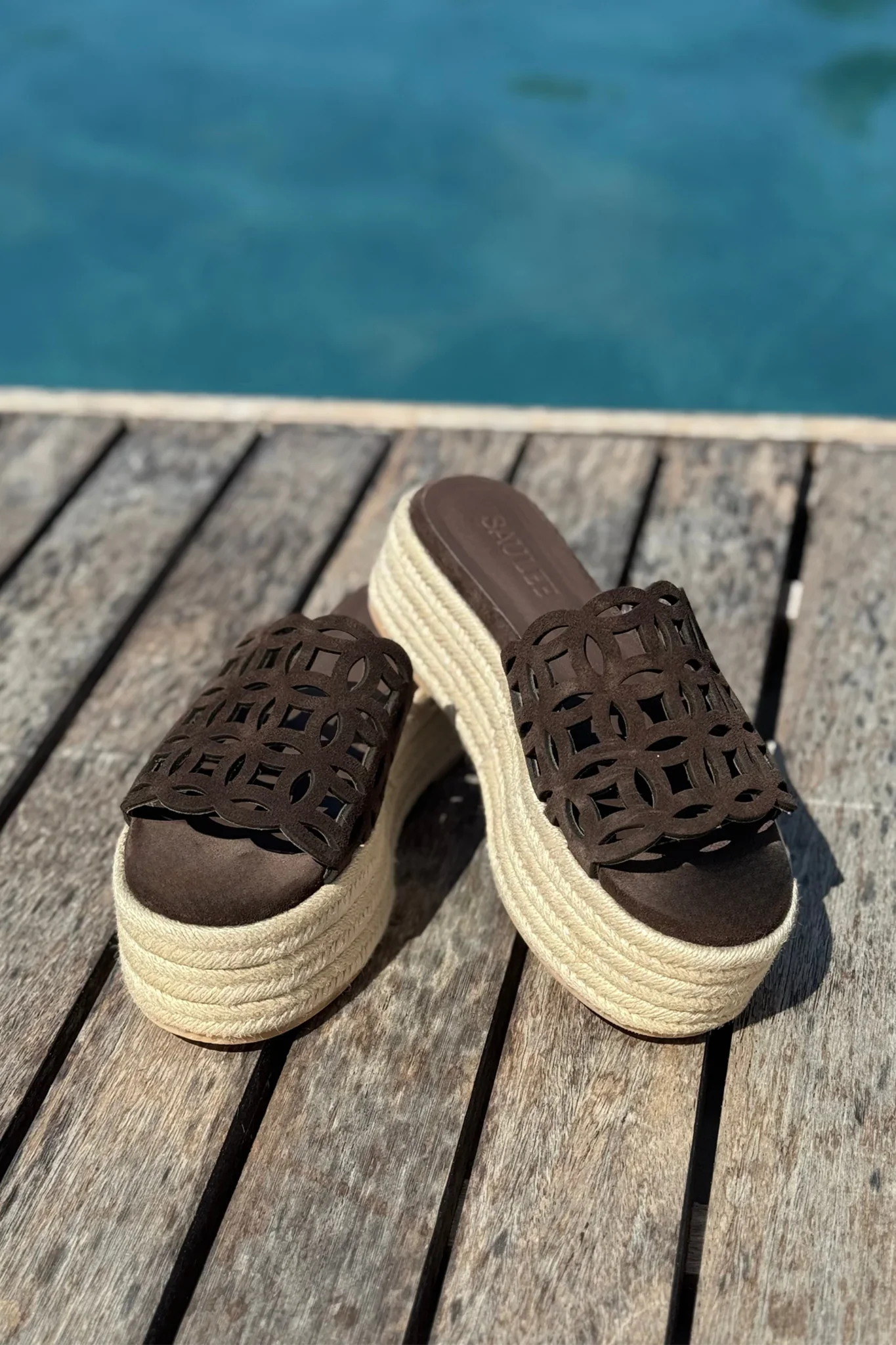 Ming Suede Sandal - Mocha