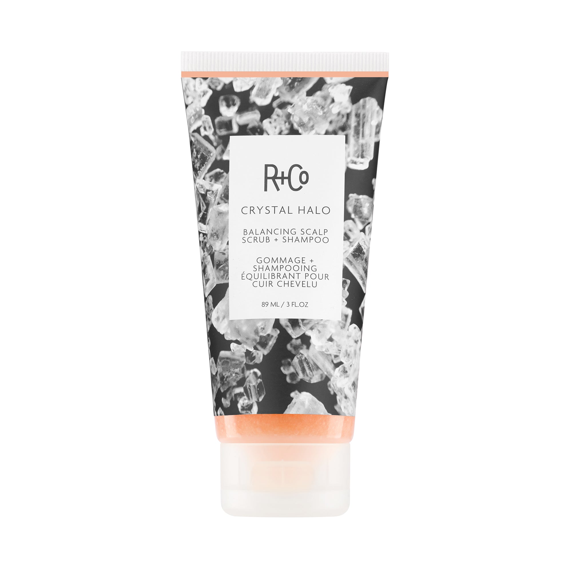 CRYSTAL HALO Balancing Scalp Scrub + Shampoo