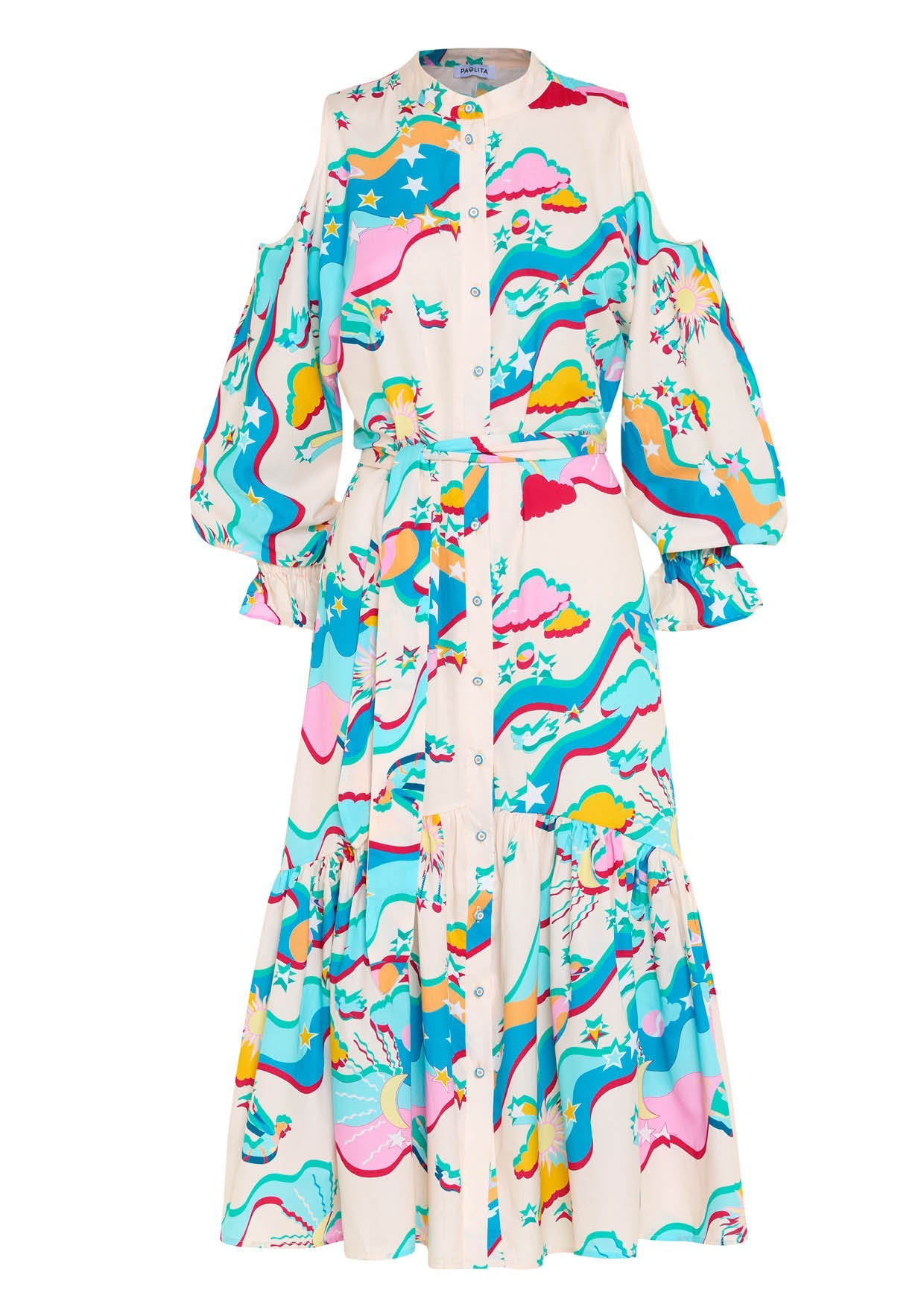 Image of product named astroelevator patti dress by Paolita London