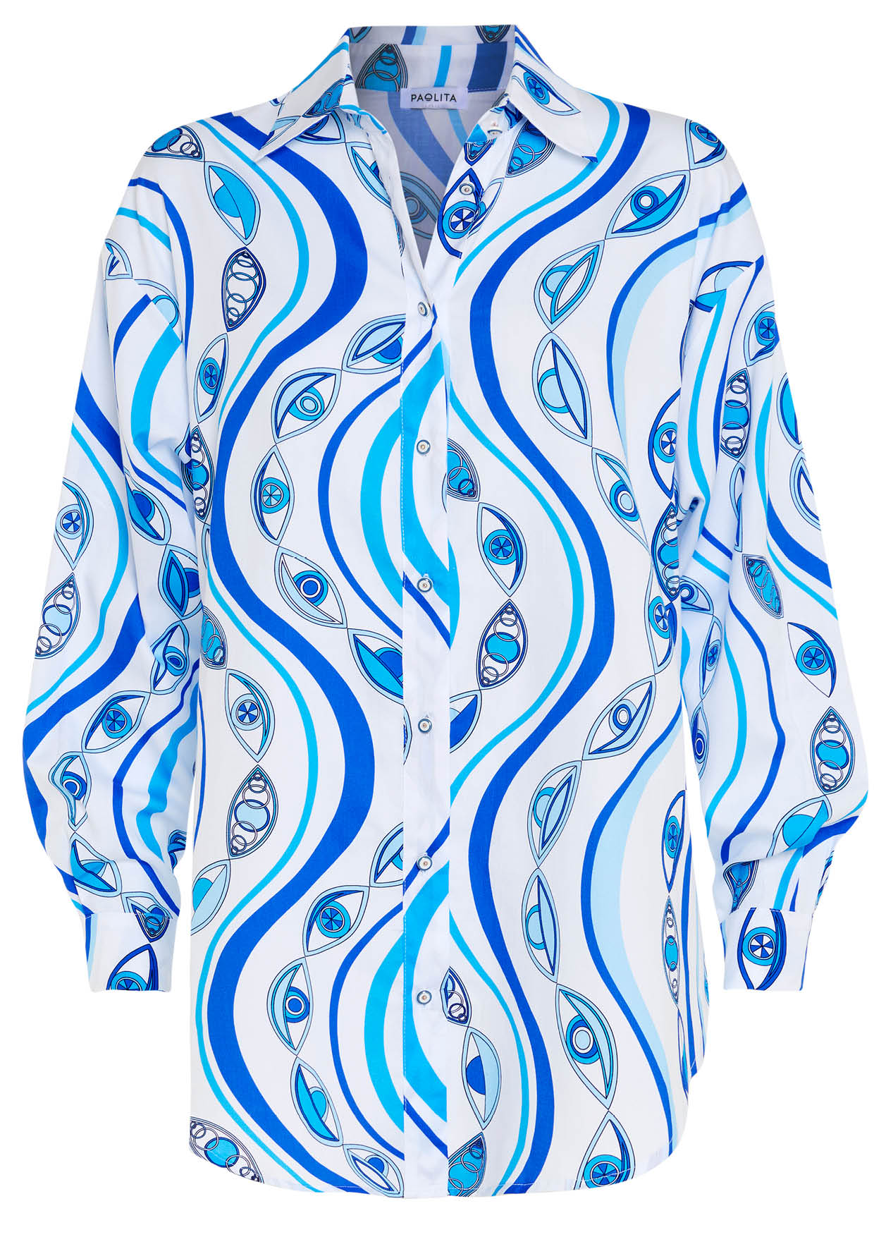 Image of product named ocean eyes shirt by Paolita London