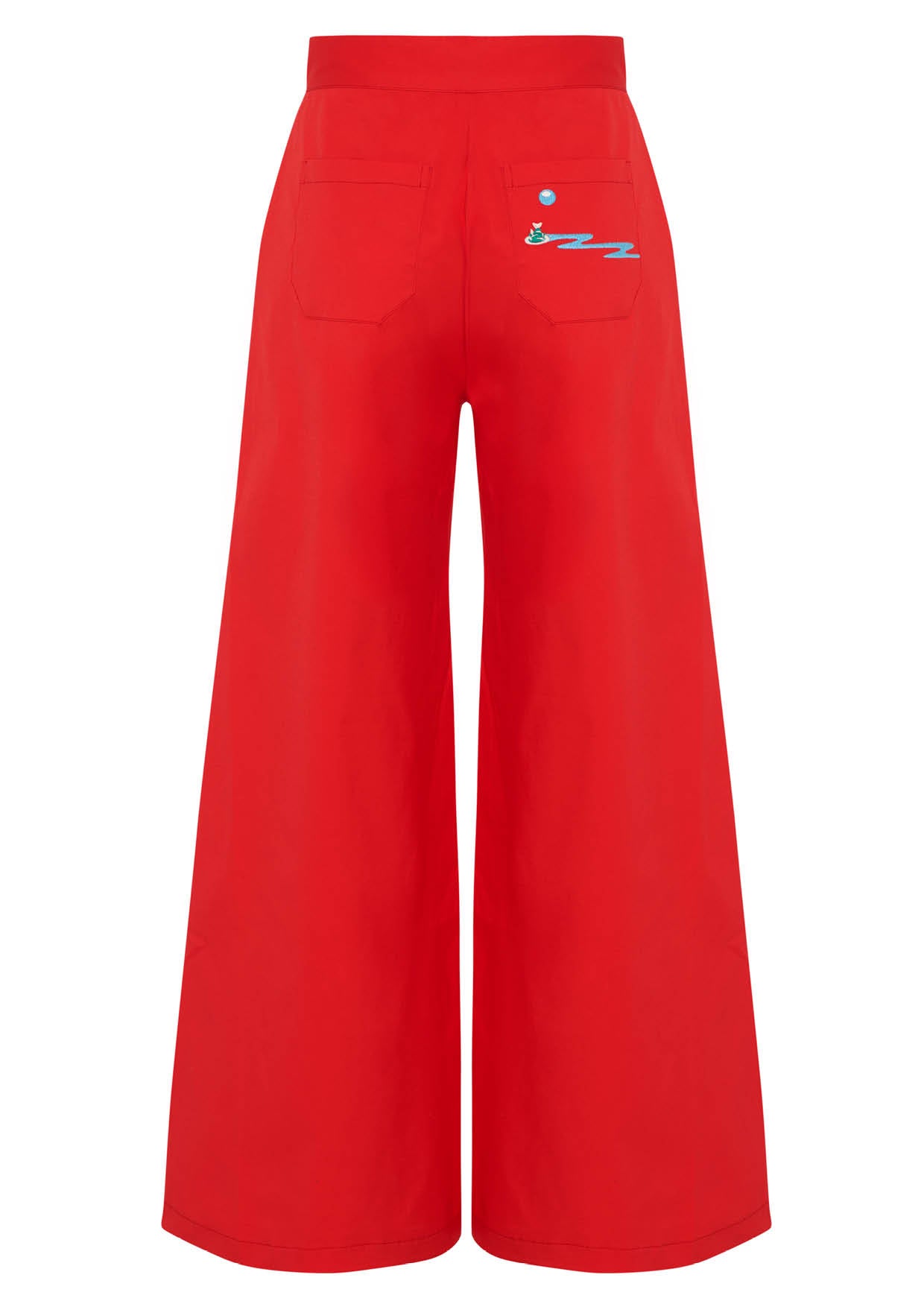 Image of product named venus coral nautical trousers by Paolita London