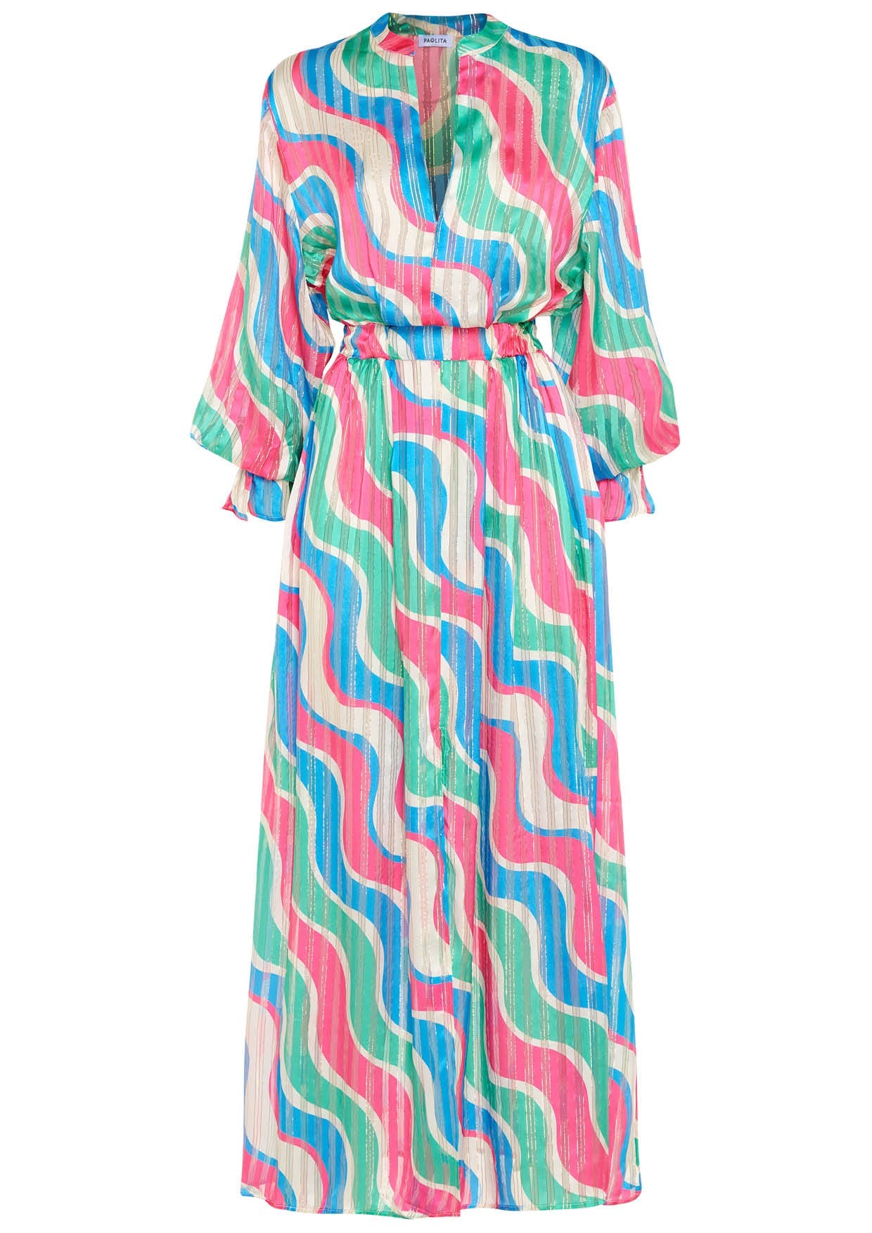 Image of product named synesthesia silk mary jane dress by Paolita London