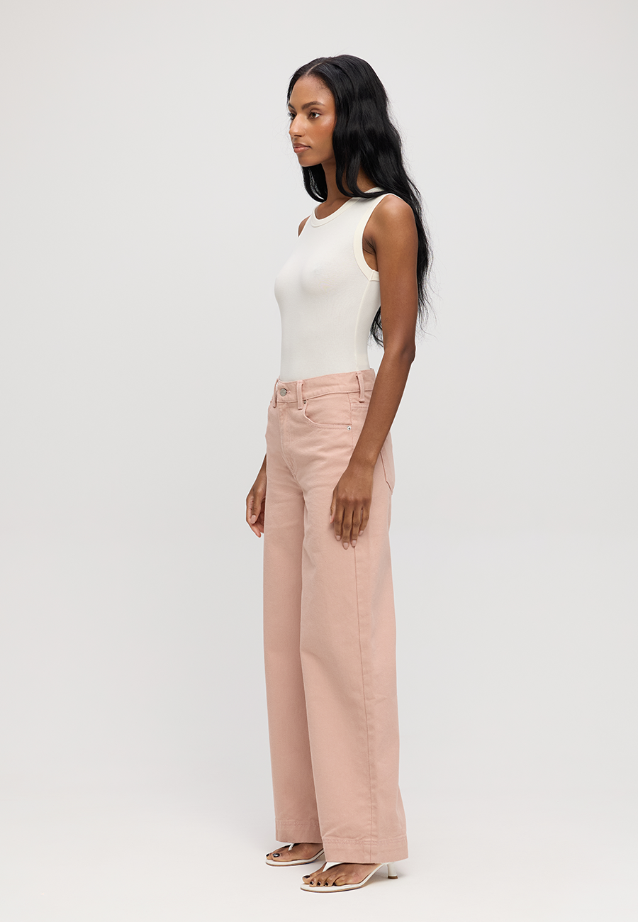 Devon Wide Leg Crop - Antler