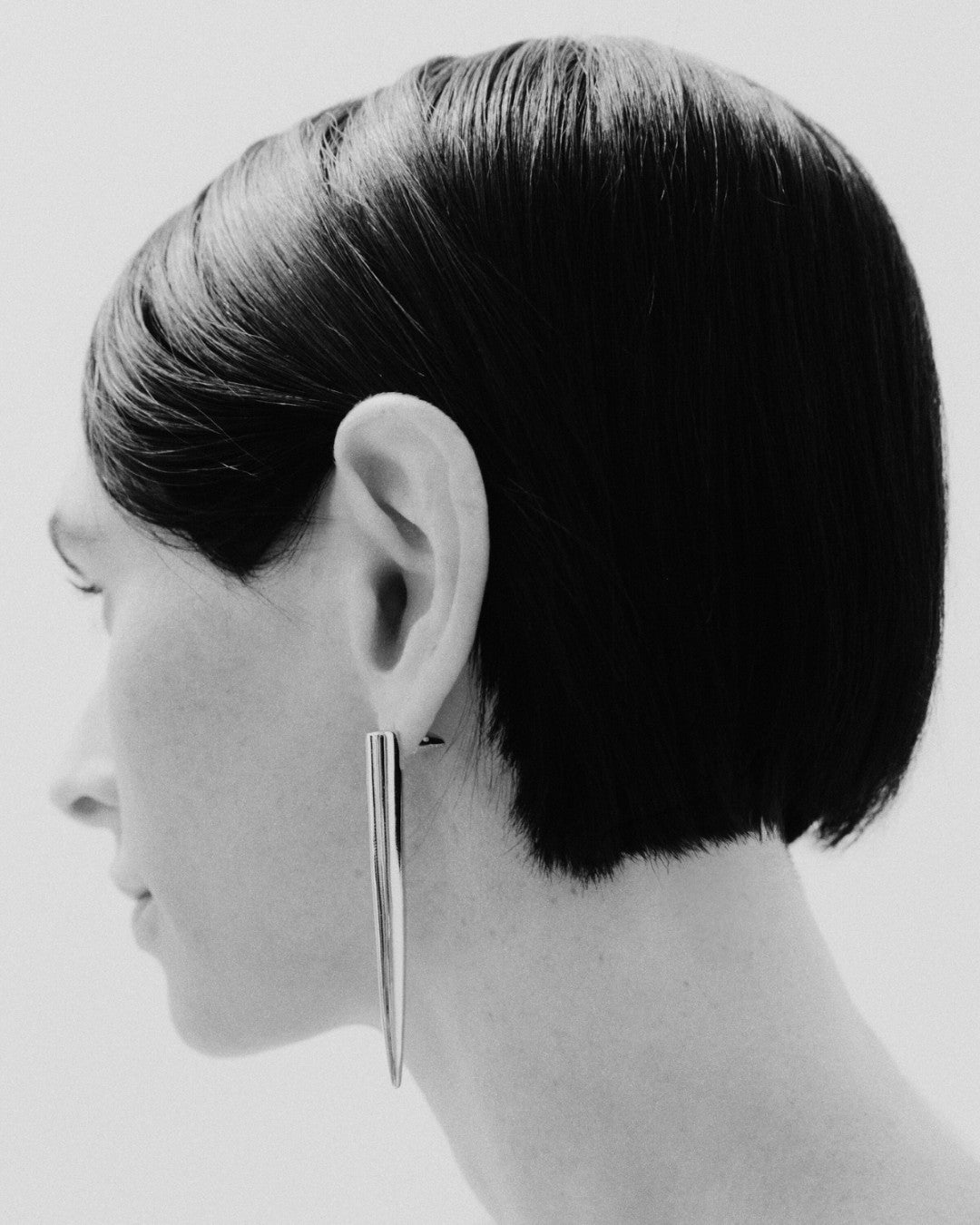 Long Spike Stud Earrings