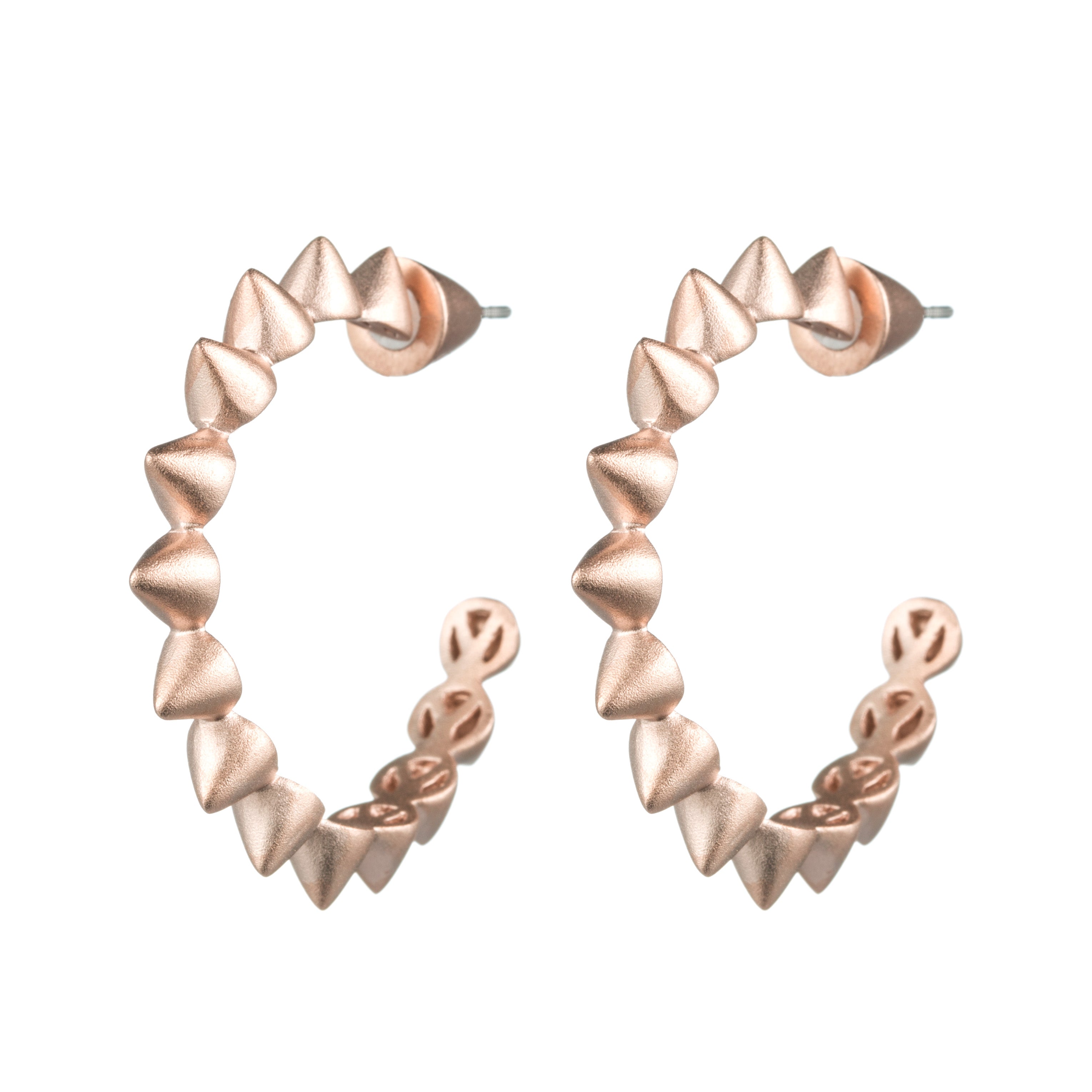 Large Cone Hoop Earrings