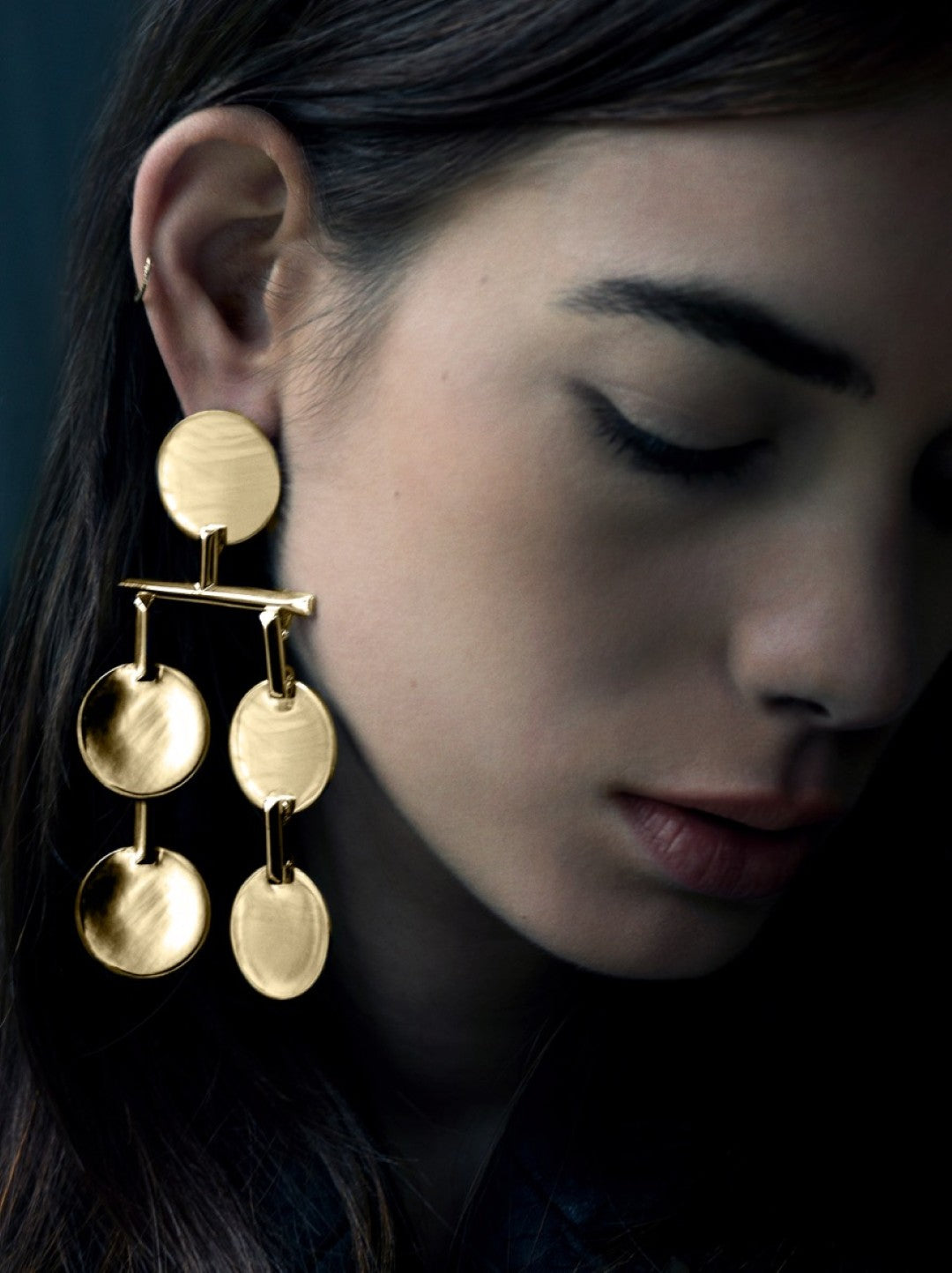 Token Chandelier Earrings