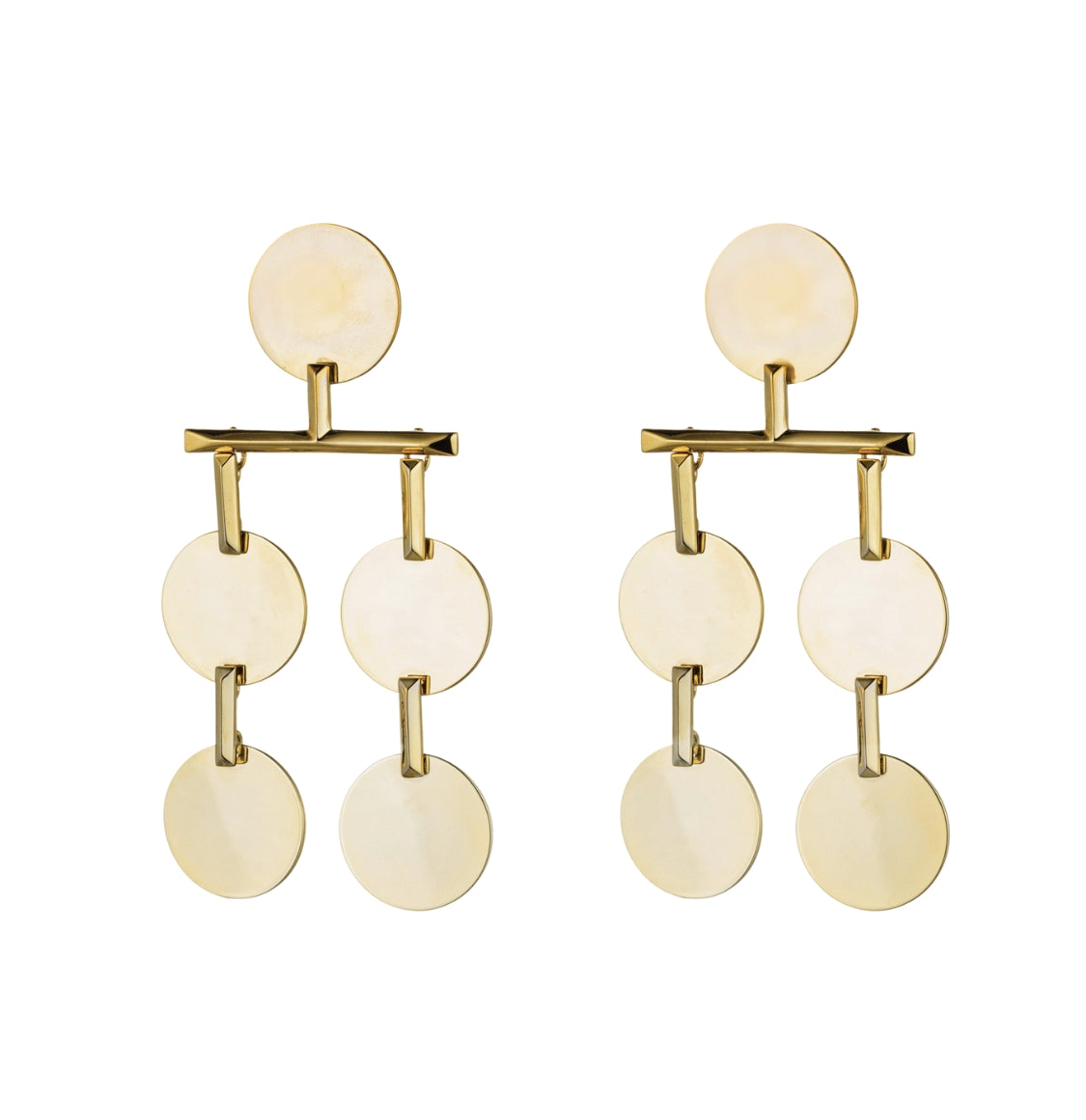 Token Chandelier Earrings
