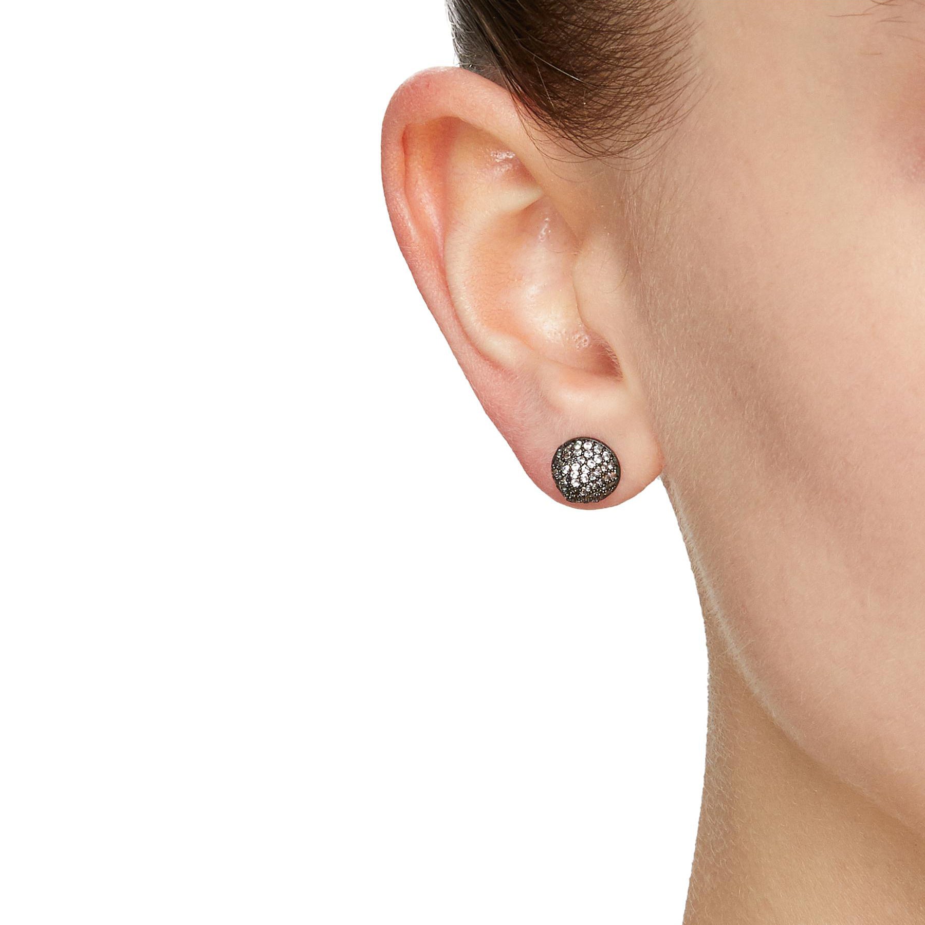 Pavé Cone Stud Earrings