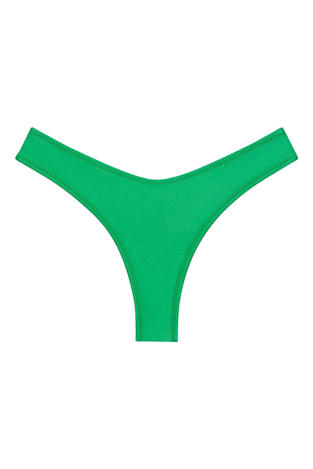 Emerald Shimmer Lulu (Zig-Zag Stitch) Bikini Bottom
