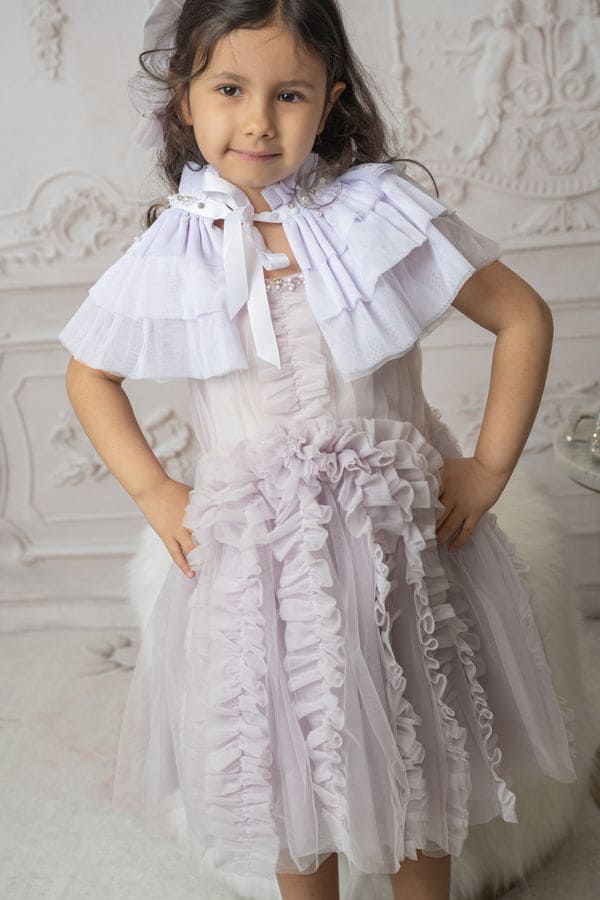 Ariel Lavender Tulle Dress - Petite Maison Kids
