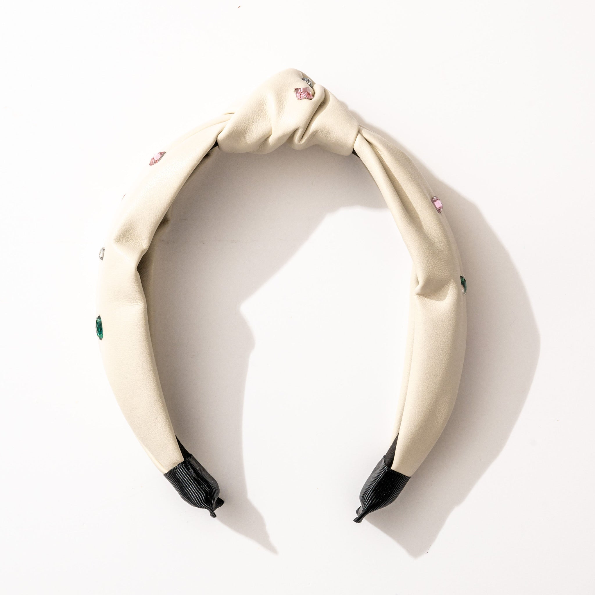 Gem Headband in Cream