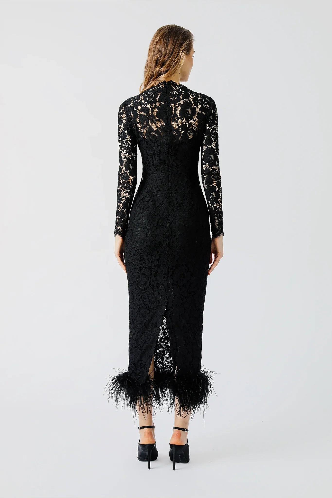 Maxine Lace Dress - Black