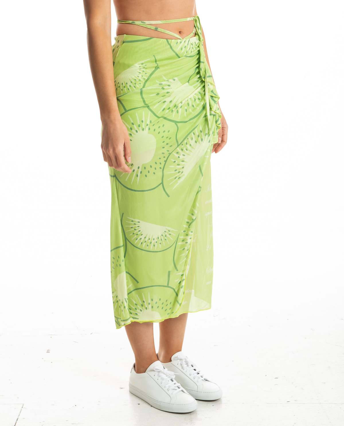 Falling Kiwis Skirt - Kiwi