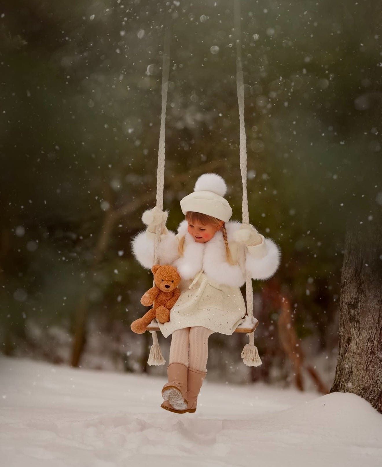 Marshmallow Wool Coat - Petite Maison Kids