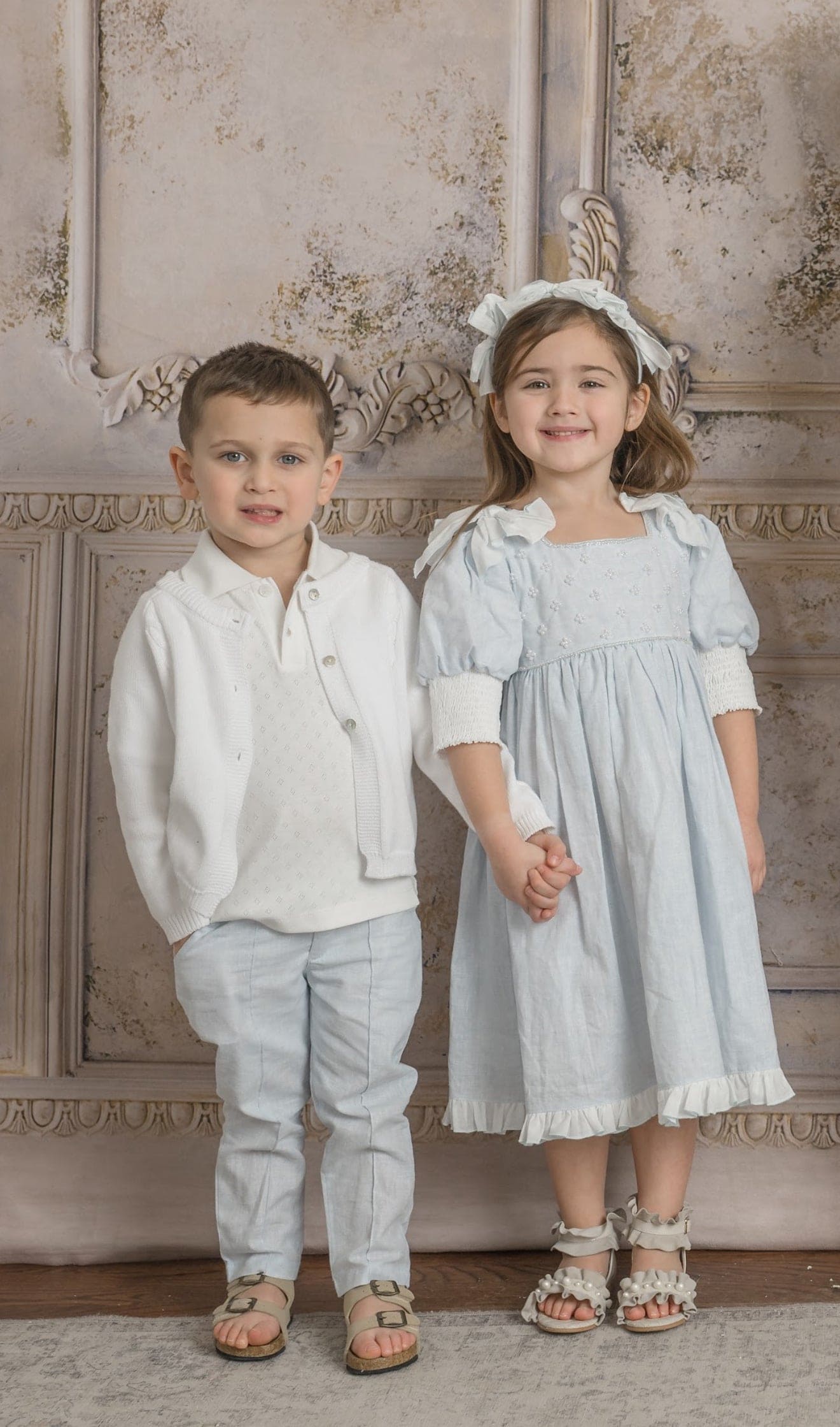 White Knit Cotton Cardigan - Petite Maison Kids