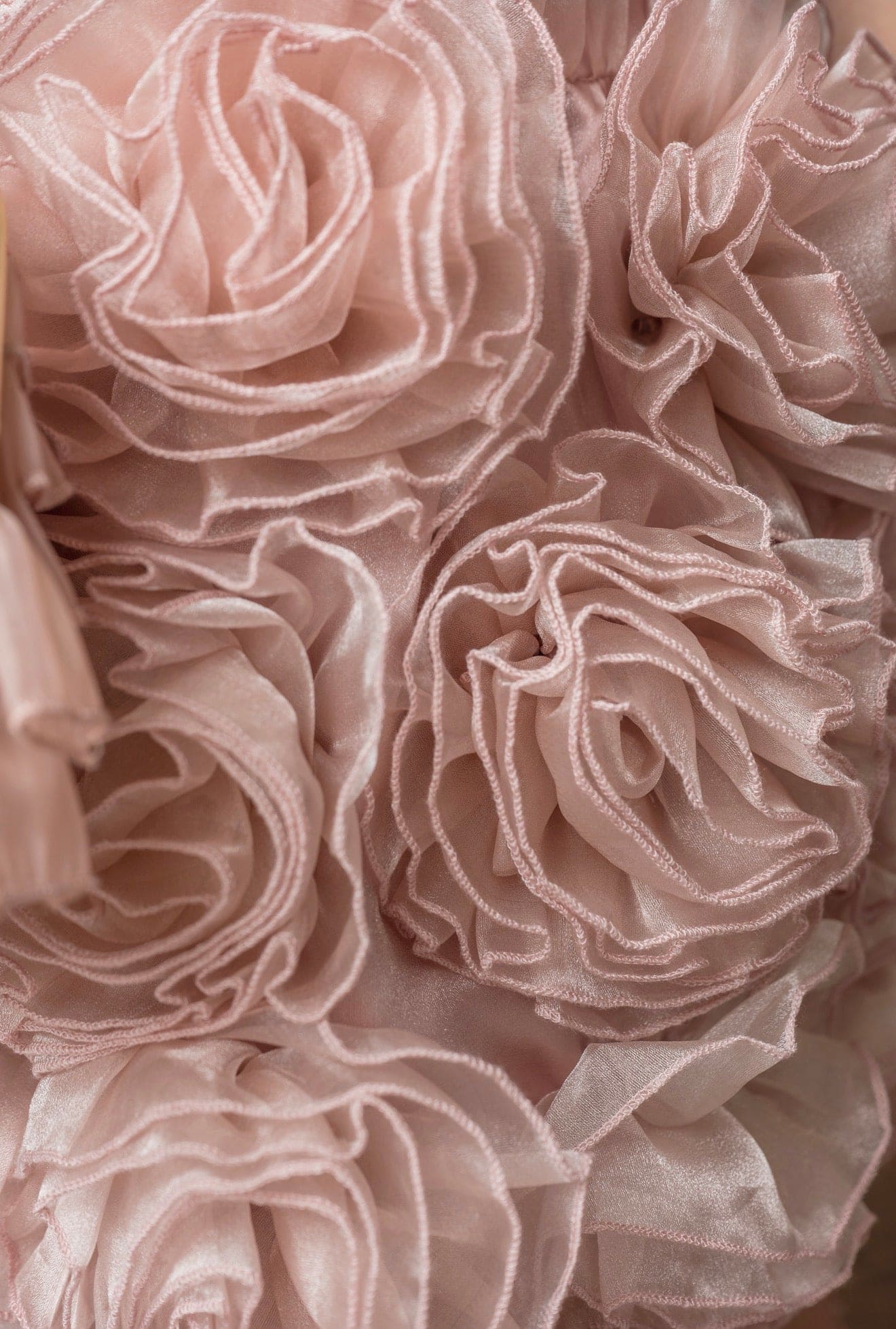 Vivian Dusty Pink Organza Skirt - Petite Maison Kids