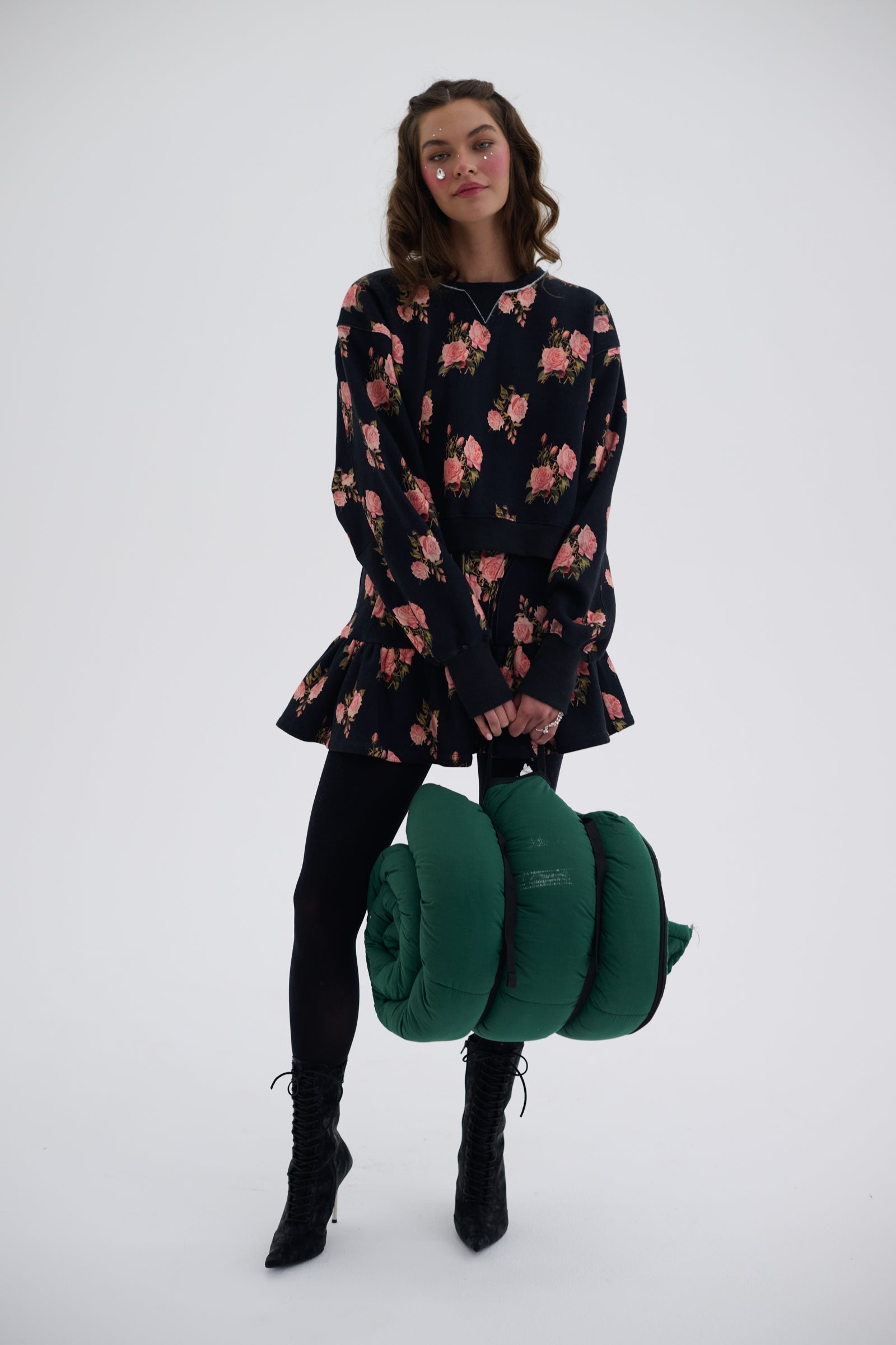 The Night Rose Heather Skirt