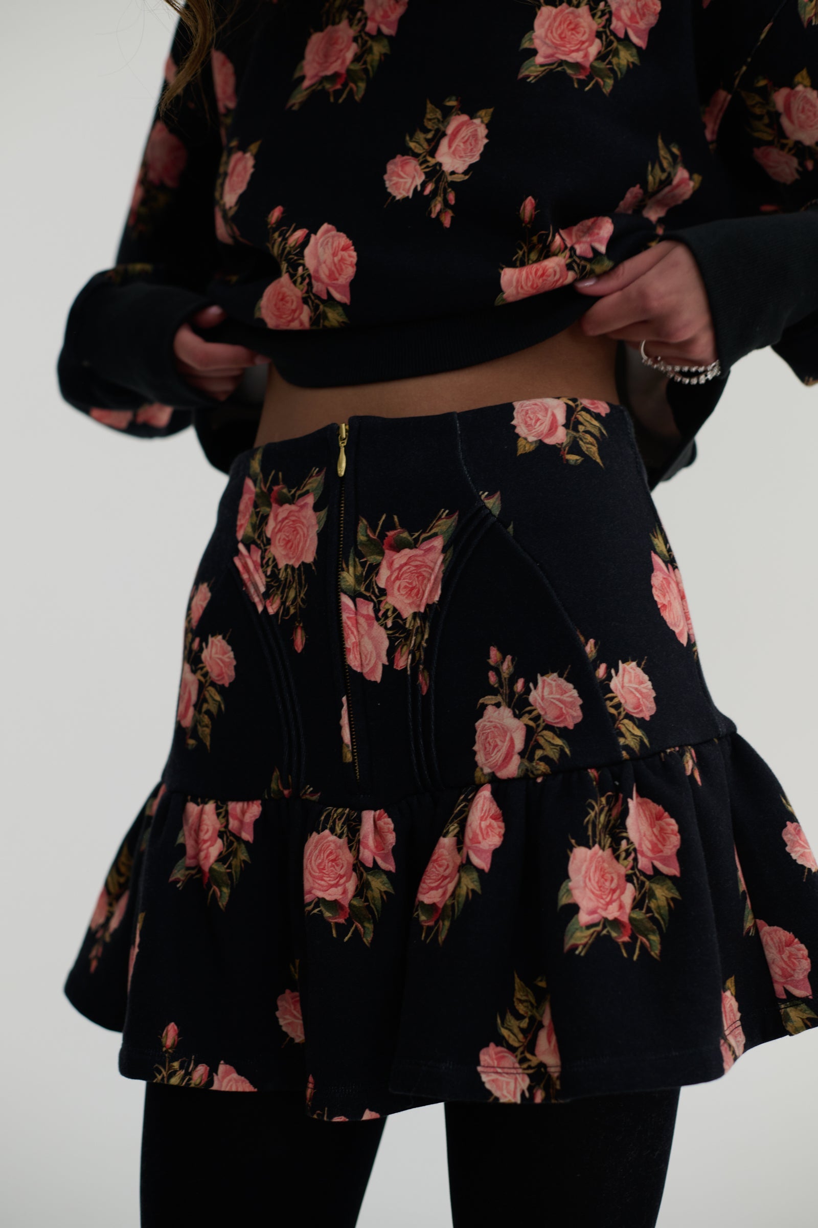 The Night Rose Heather Skirt