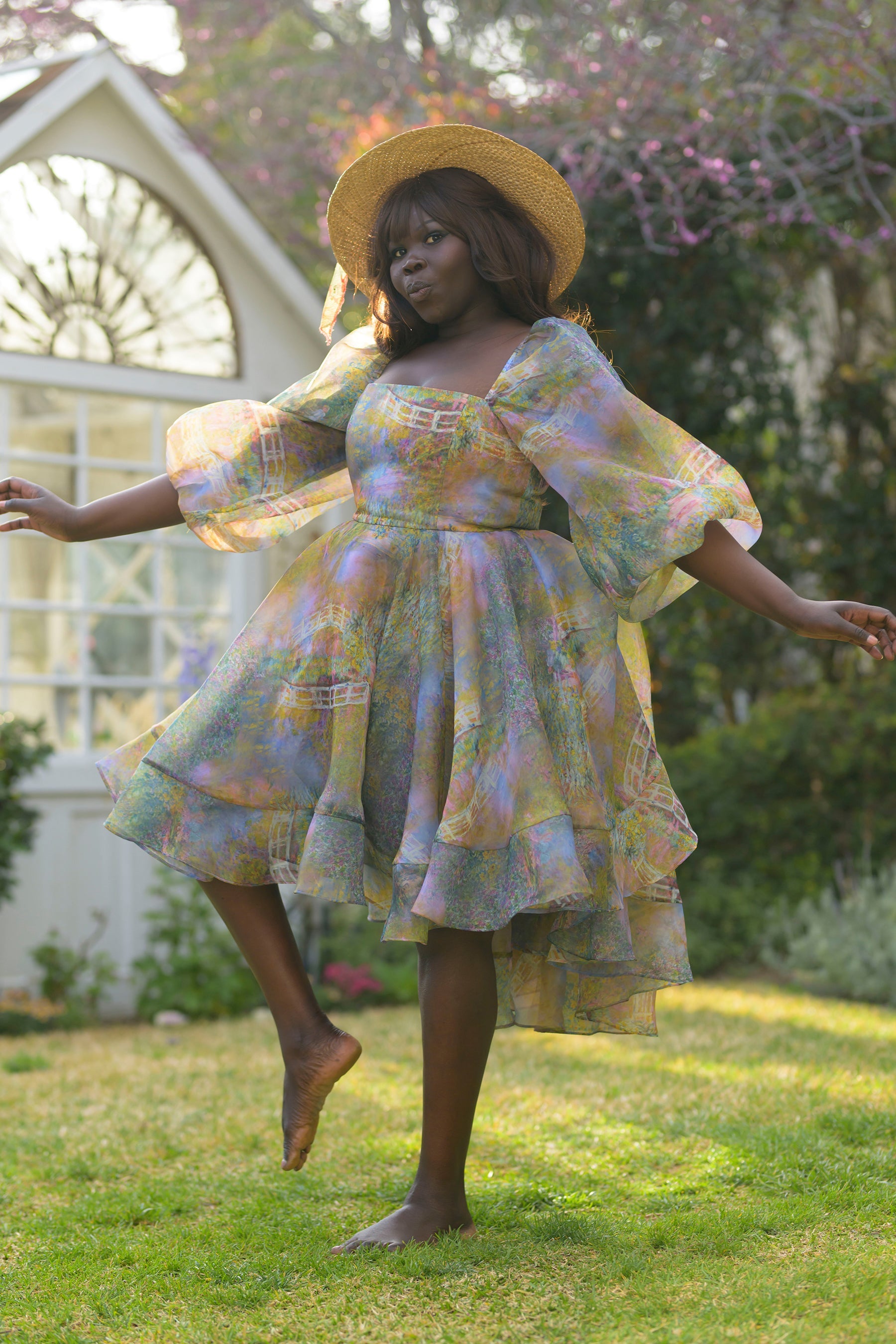 The Bridge Angel Mini Bustle Dress