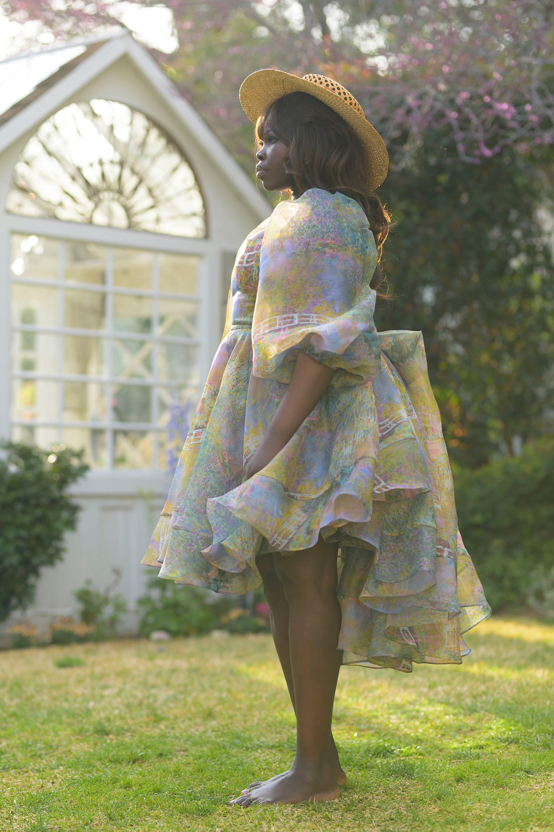 The Bridge Angel Mini Bustle Dress