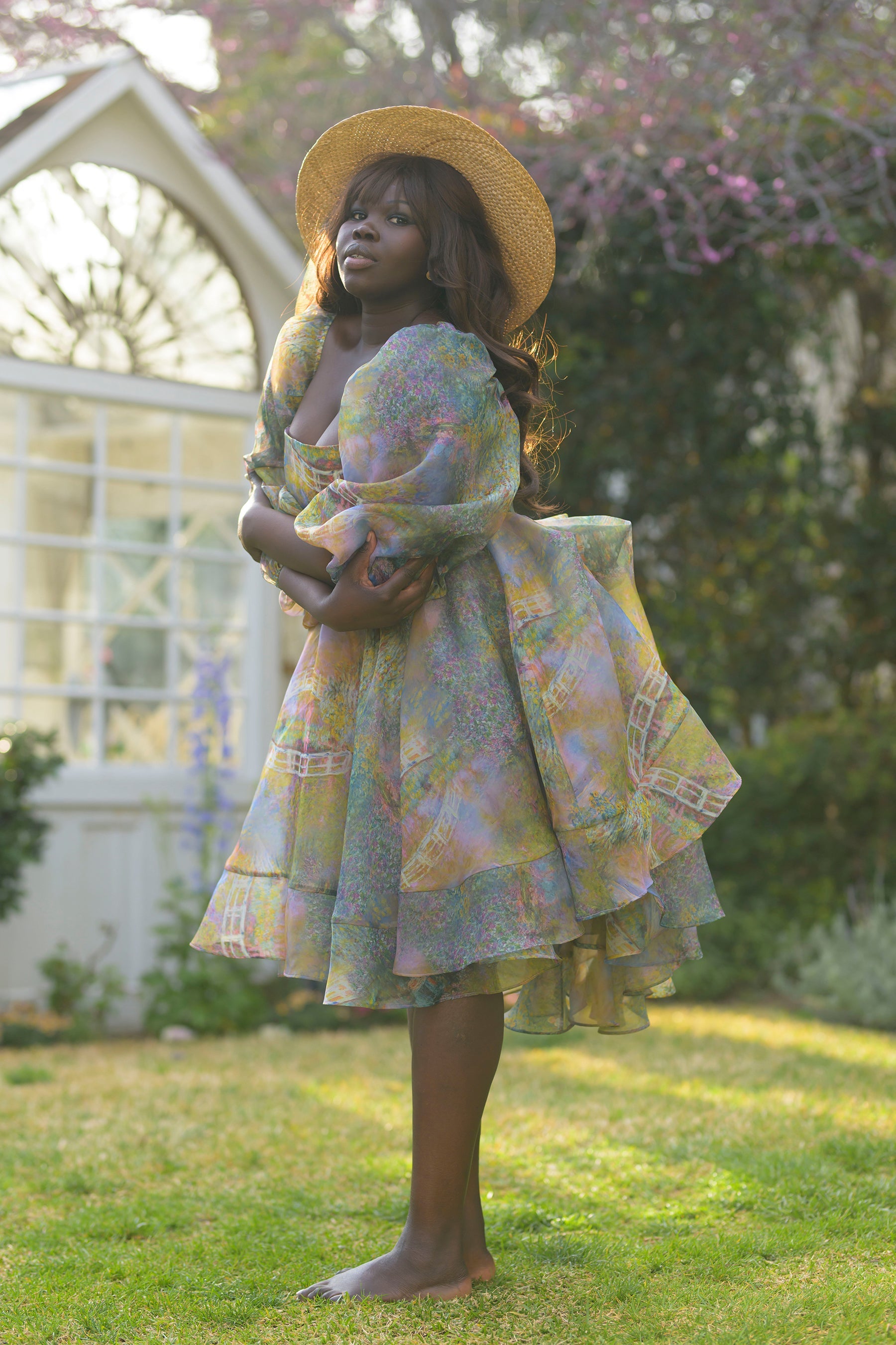 The Bridge Angel Mini Bustle Dress