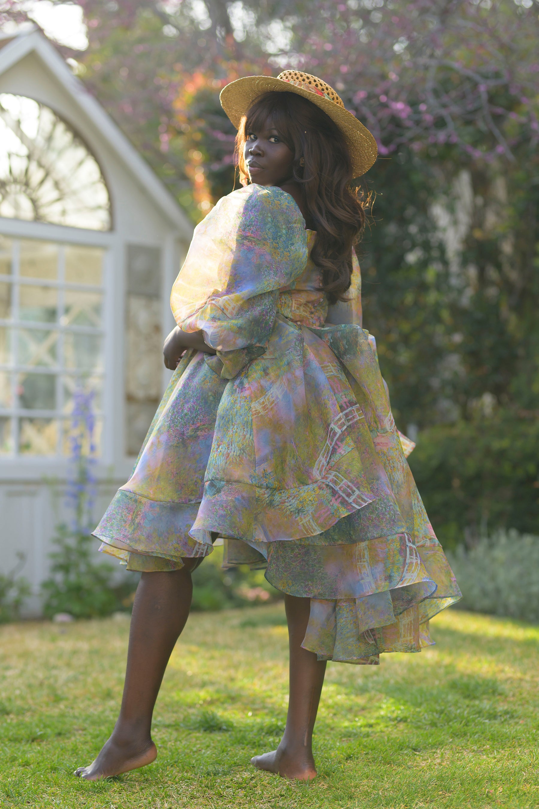 The Bridge Angel Mini Bustle Dress