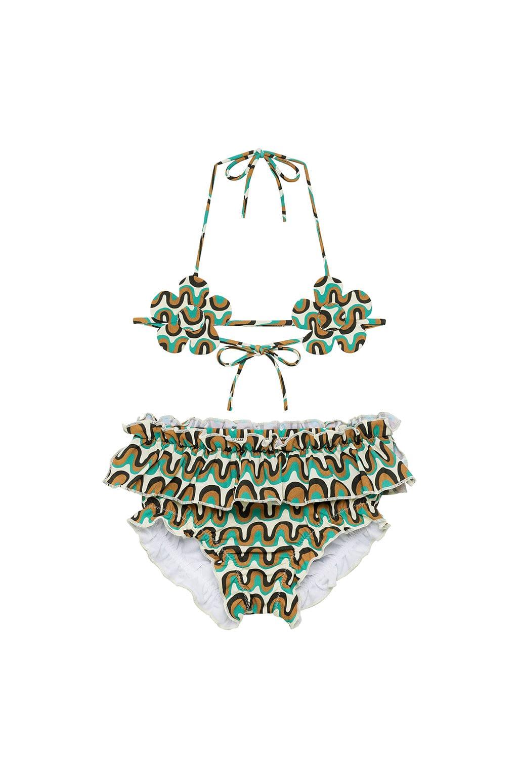 Groovy Mini Flower Top x Cabana Bottom Set