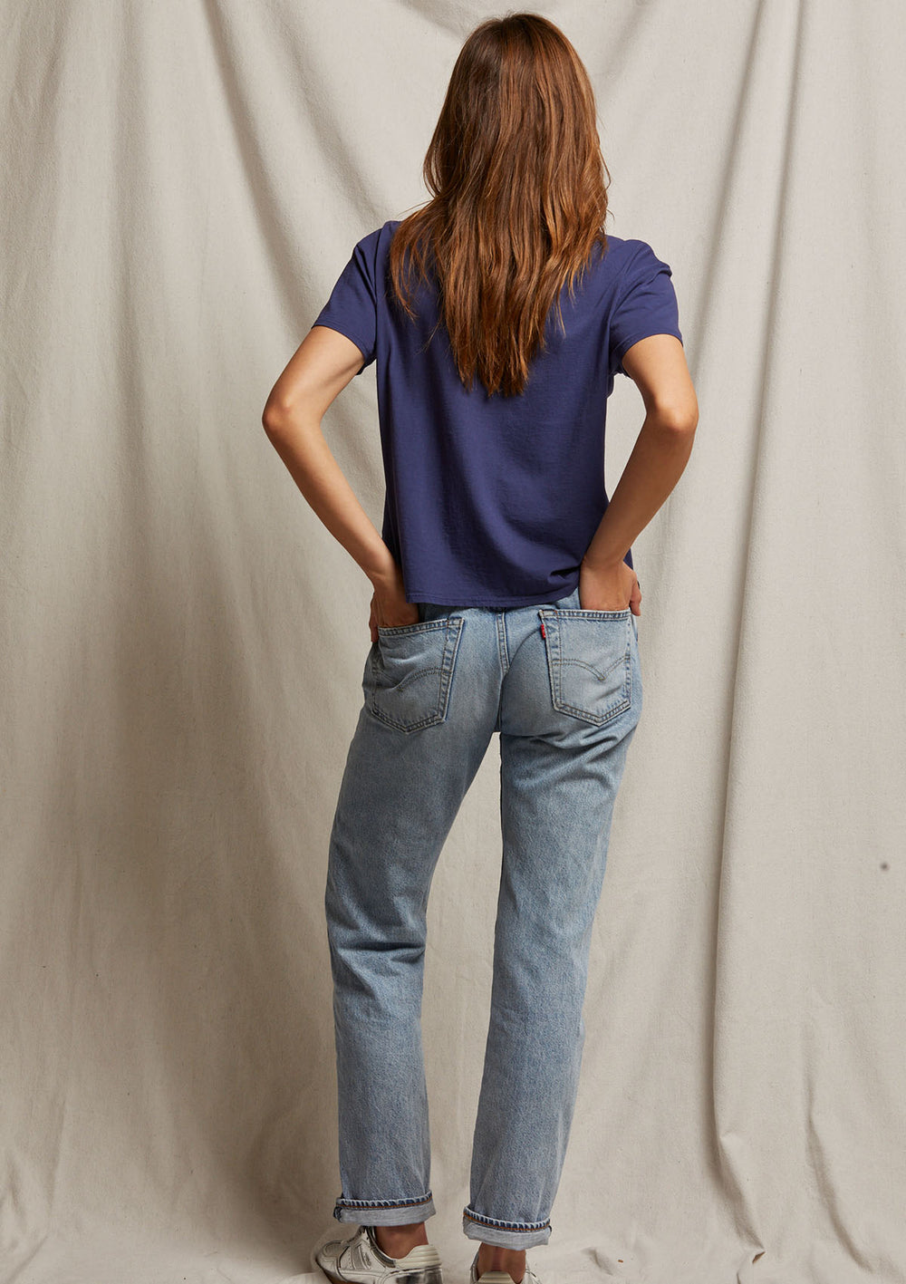 T68 - Harley - Cotton Short Sleeve Boxy Crew Tee