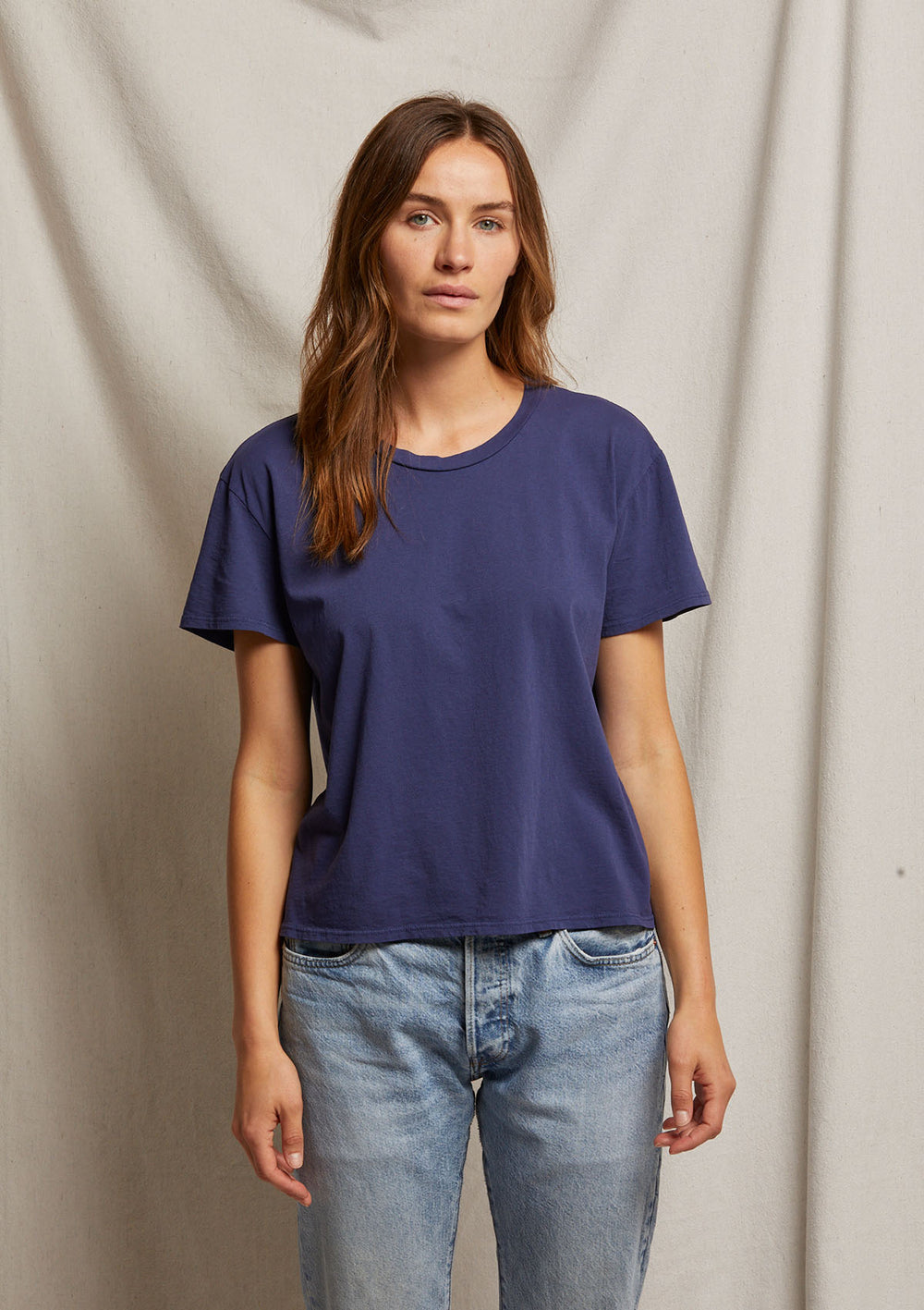 T68 - Harley - Cotton Short Sleeve Boxy Crew Tee
