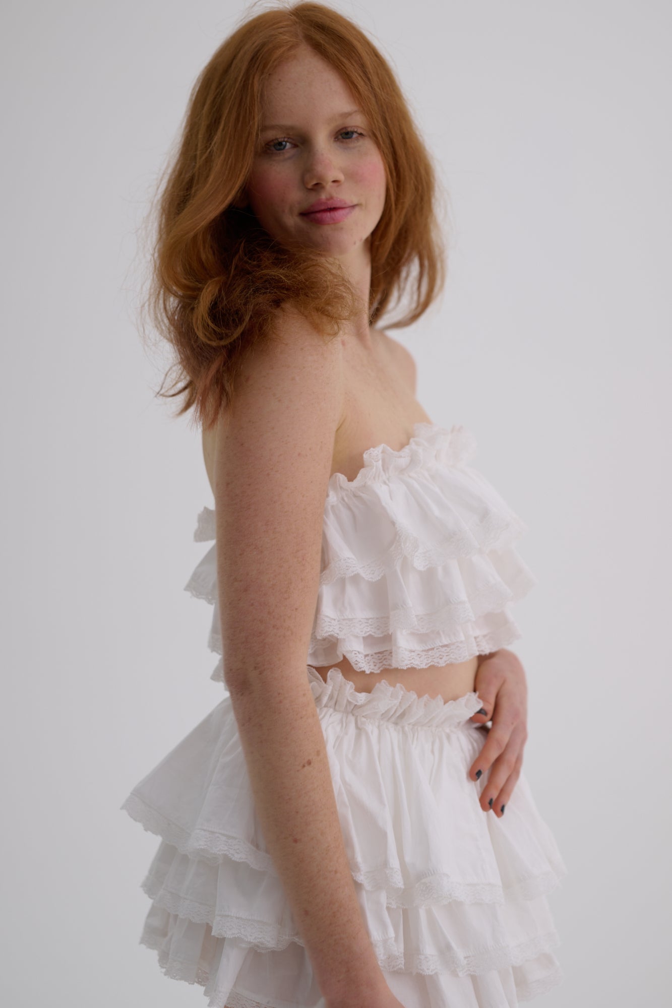 The Ivory Cotton Dauphine Knickers