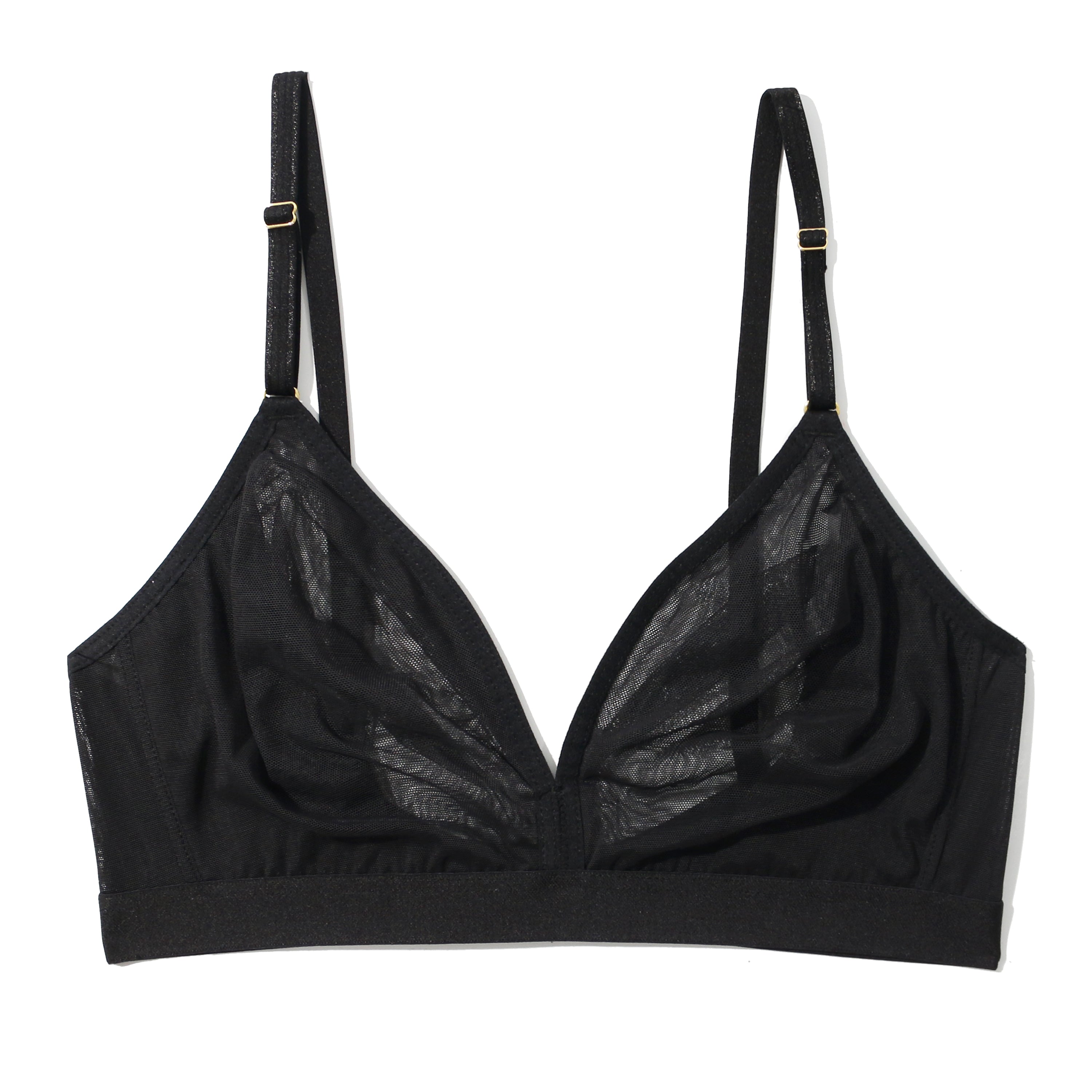 MESH TRIANGLE BRALETTE