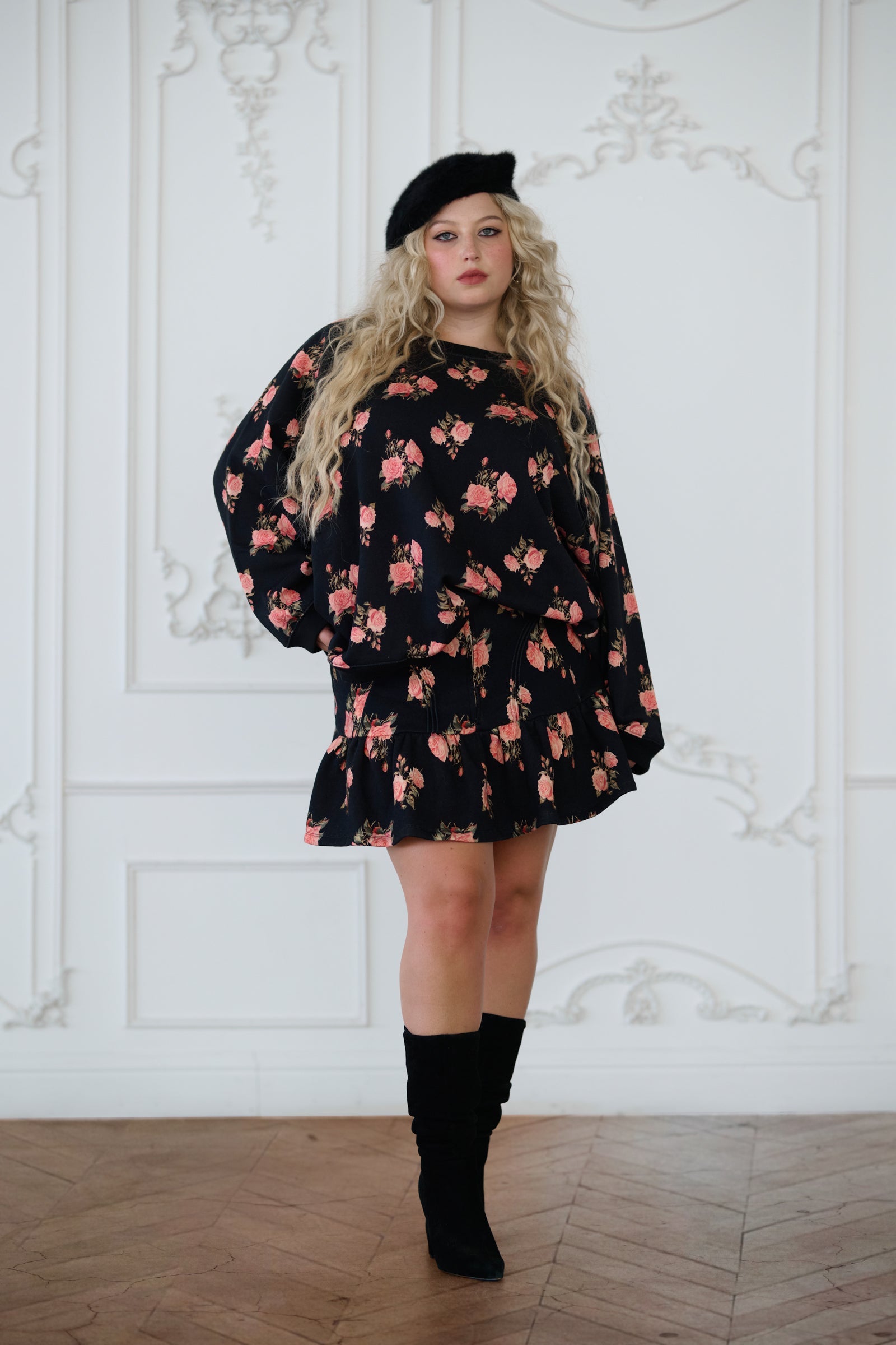 The Night Rose Heather Skirt